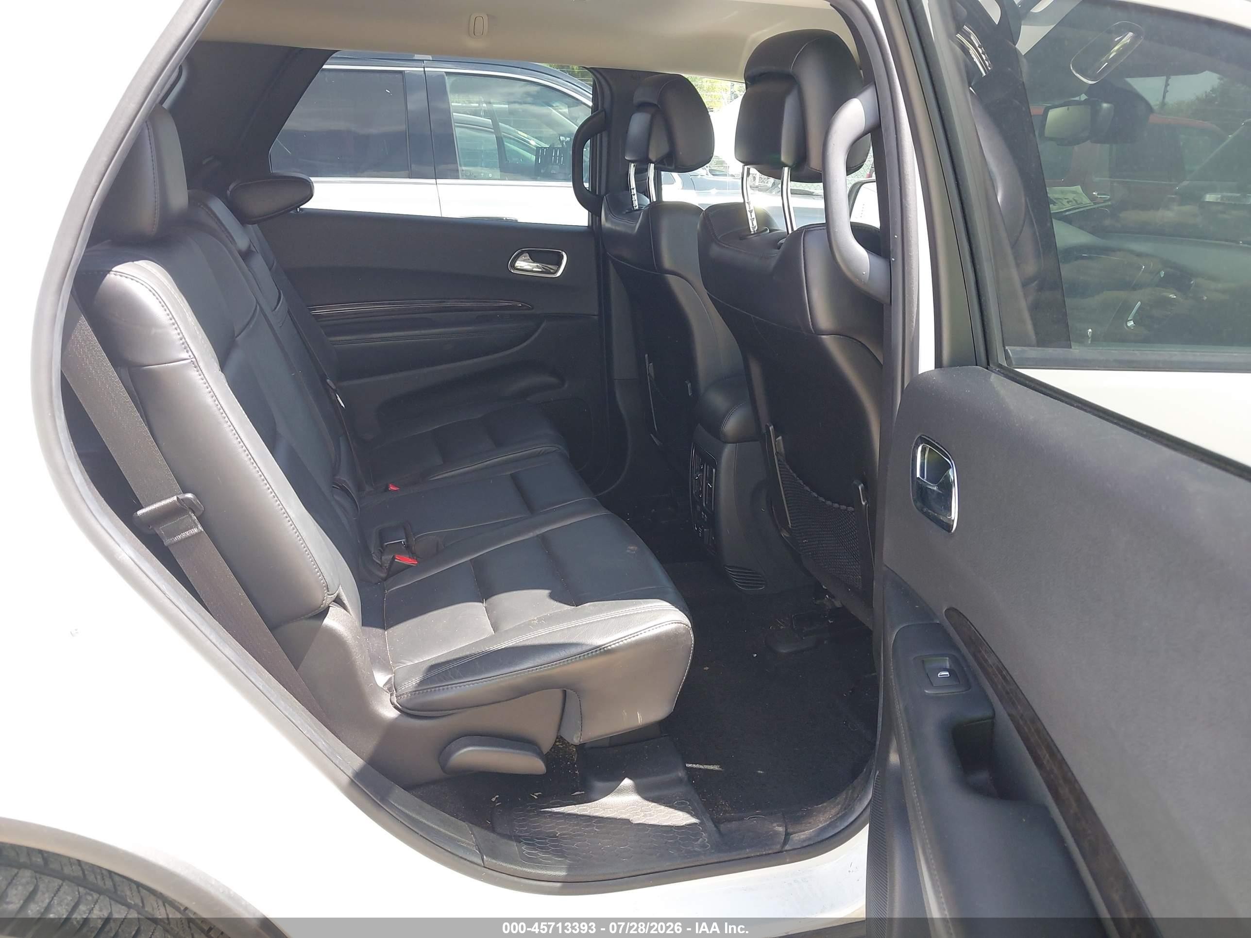2014 Dodge Durango Limited Белый vin: 1C4RDHDG7EC598675