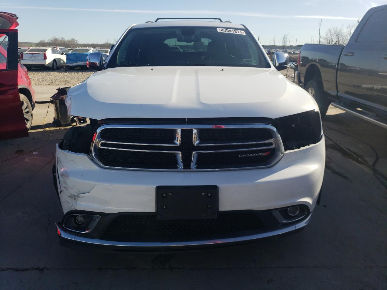 2015 Dodge Durango Limited White vin: 1C4RDHDG7FC809715
