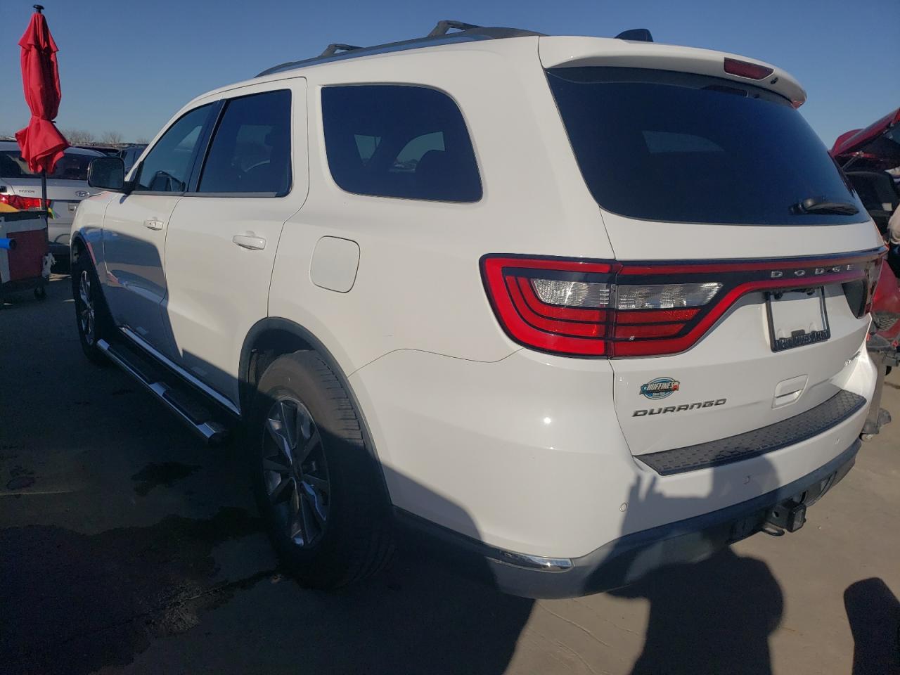 2015 Dodge Durango Limited White vin: 1C4RDHDG7FC809715