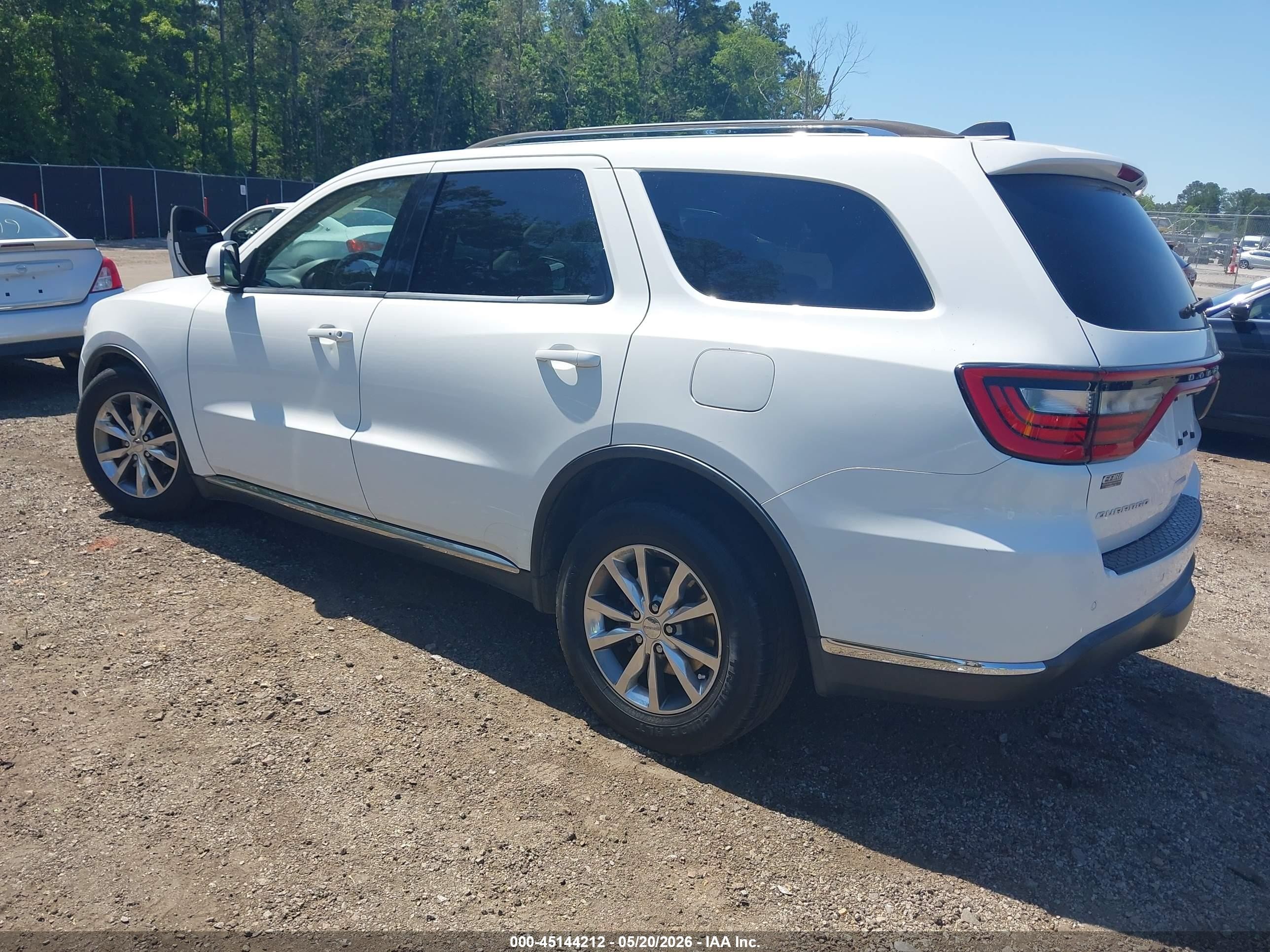 2015 Dodge Durango Limited White vin: 1C4RDHDG7FC817118