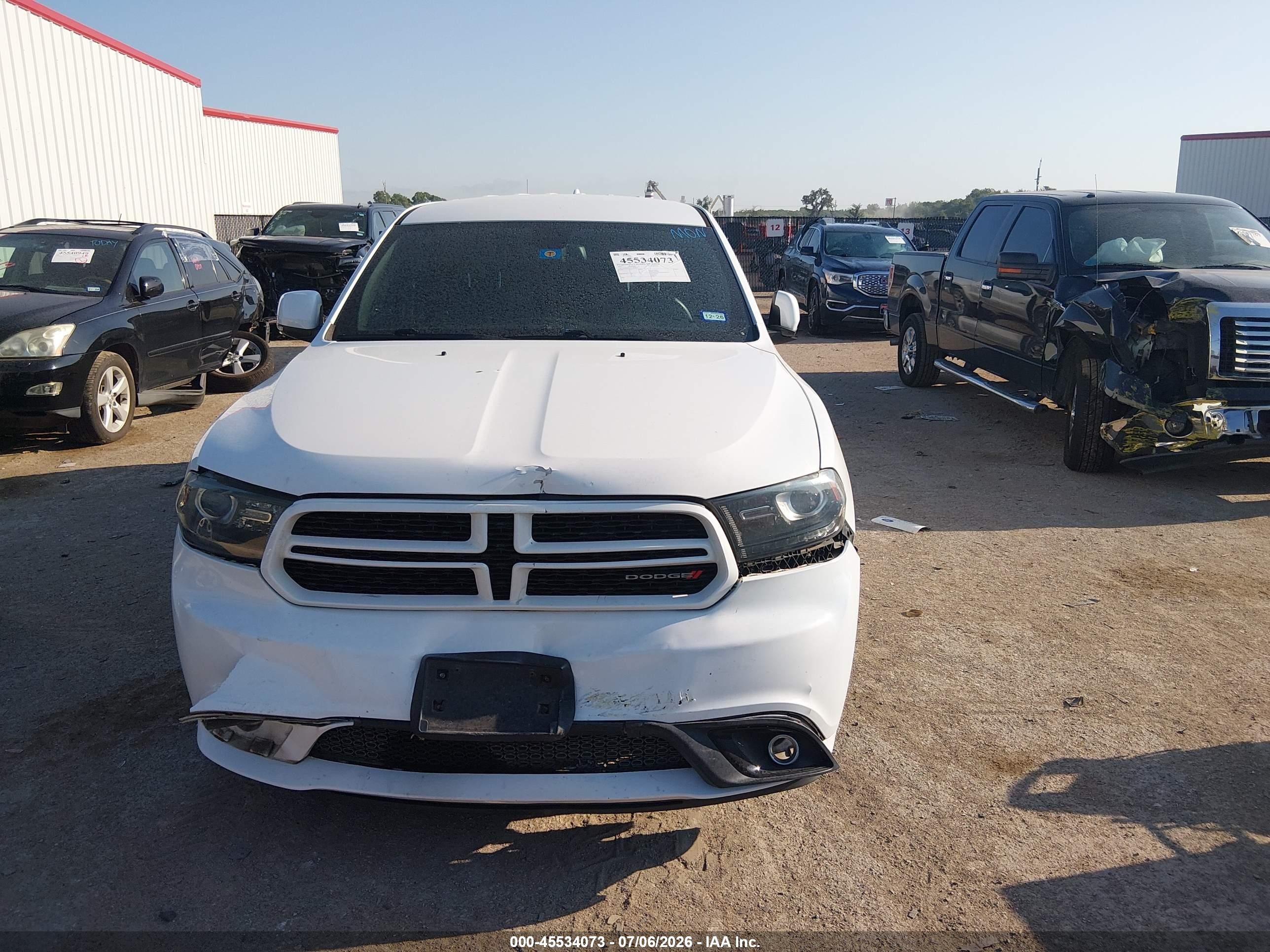 2015 Dodge Durango Limited Белый vin: 1C4RDHDG7FC834016