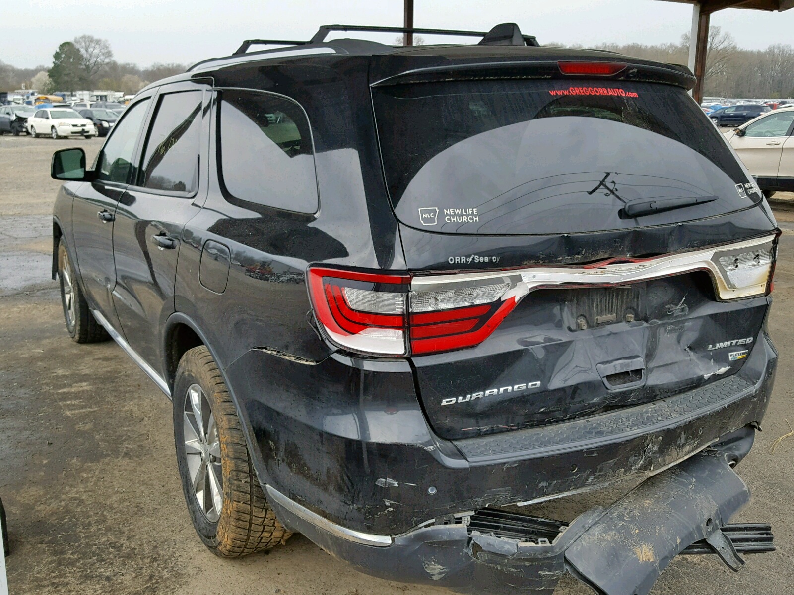 2015 Dodge Durango Limited Black vin: 1C4RDHDG7FC857568
