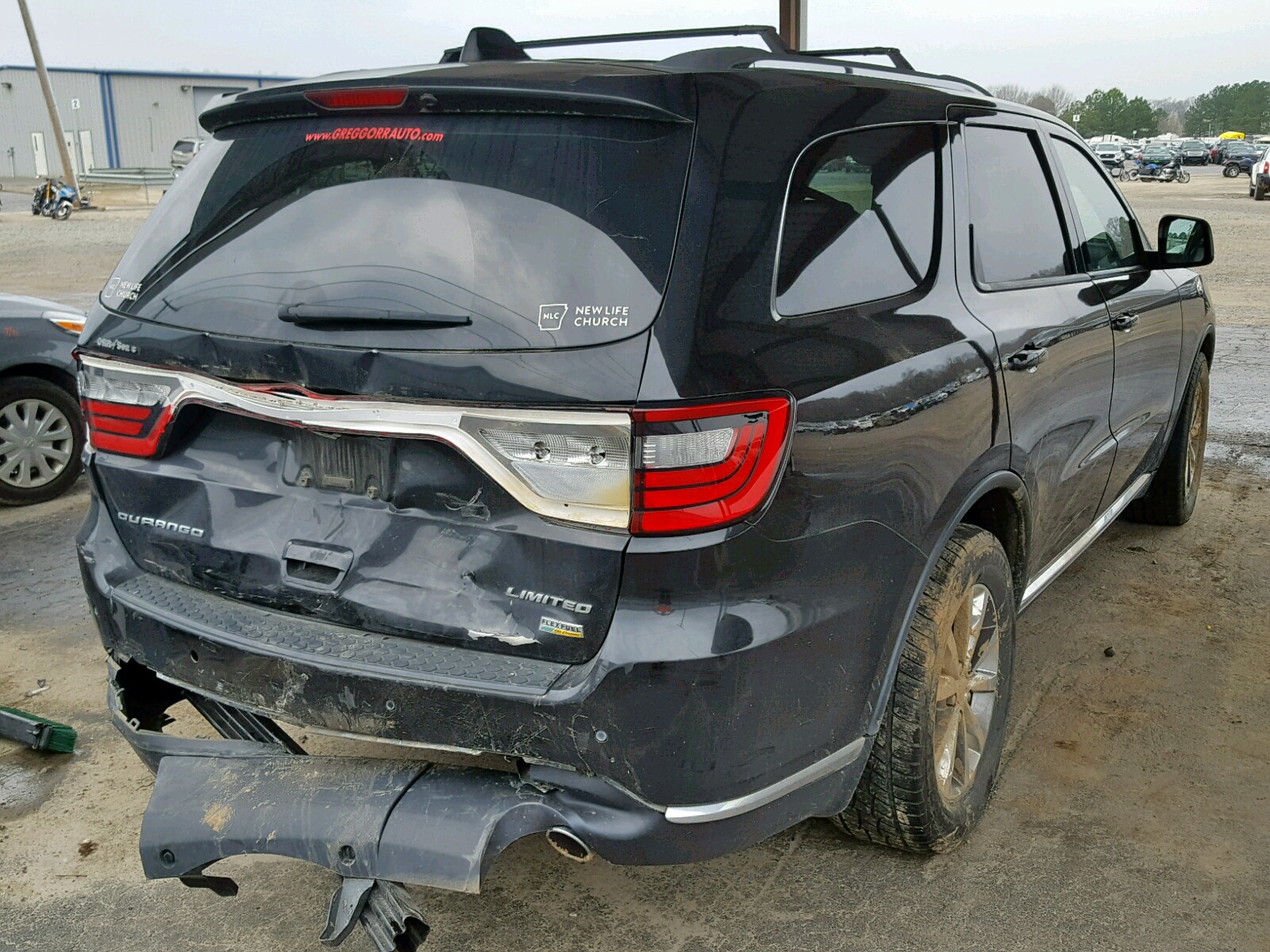 2015 Dodge Durango Limited Black vin: 1C4RDHDG7FC857568