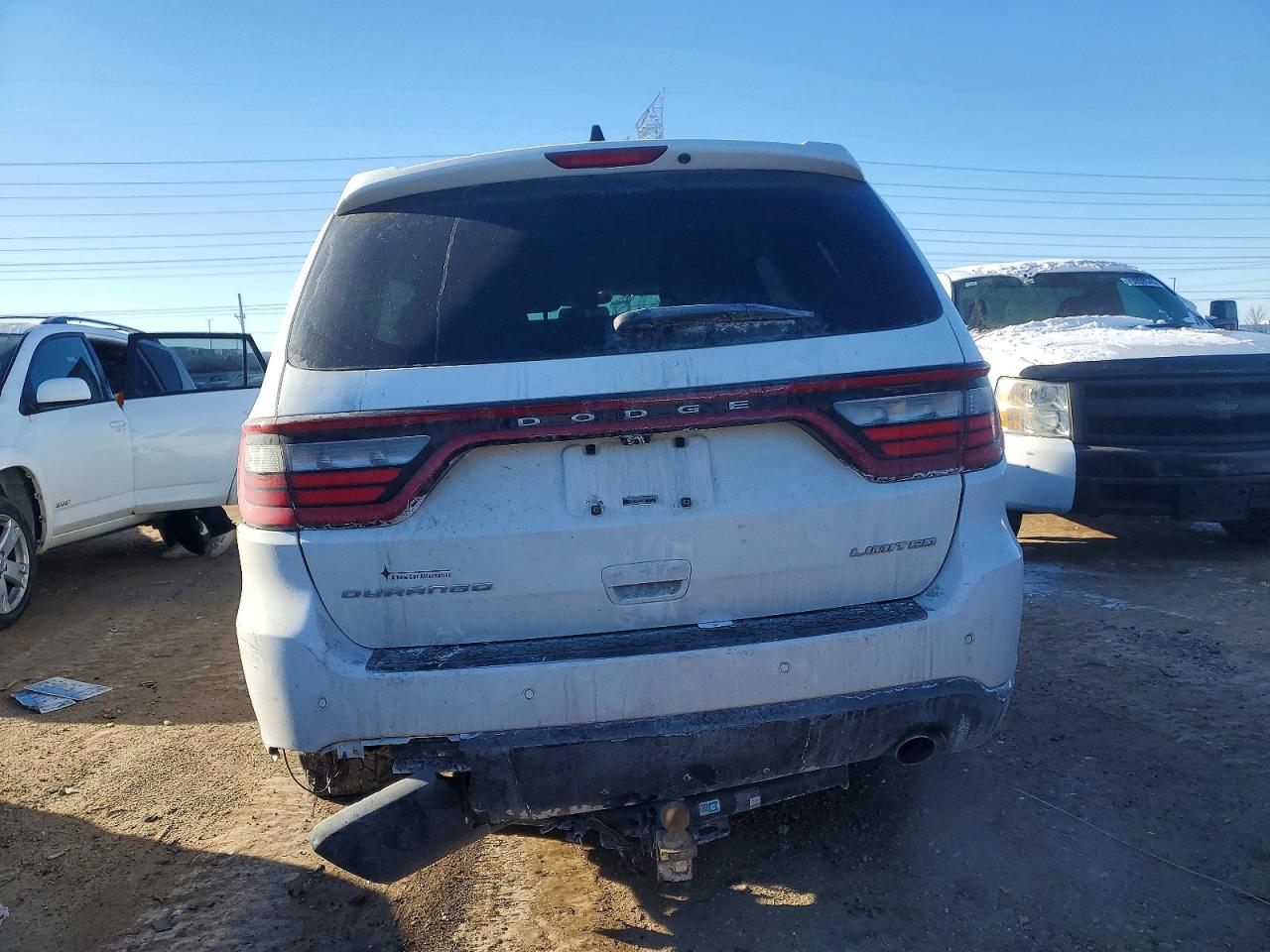 2016 Dodge Durango Limited White vin: 1C4RDHDG7GC352910