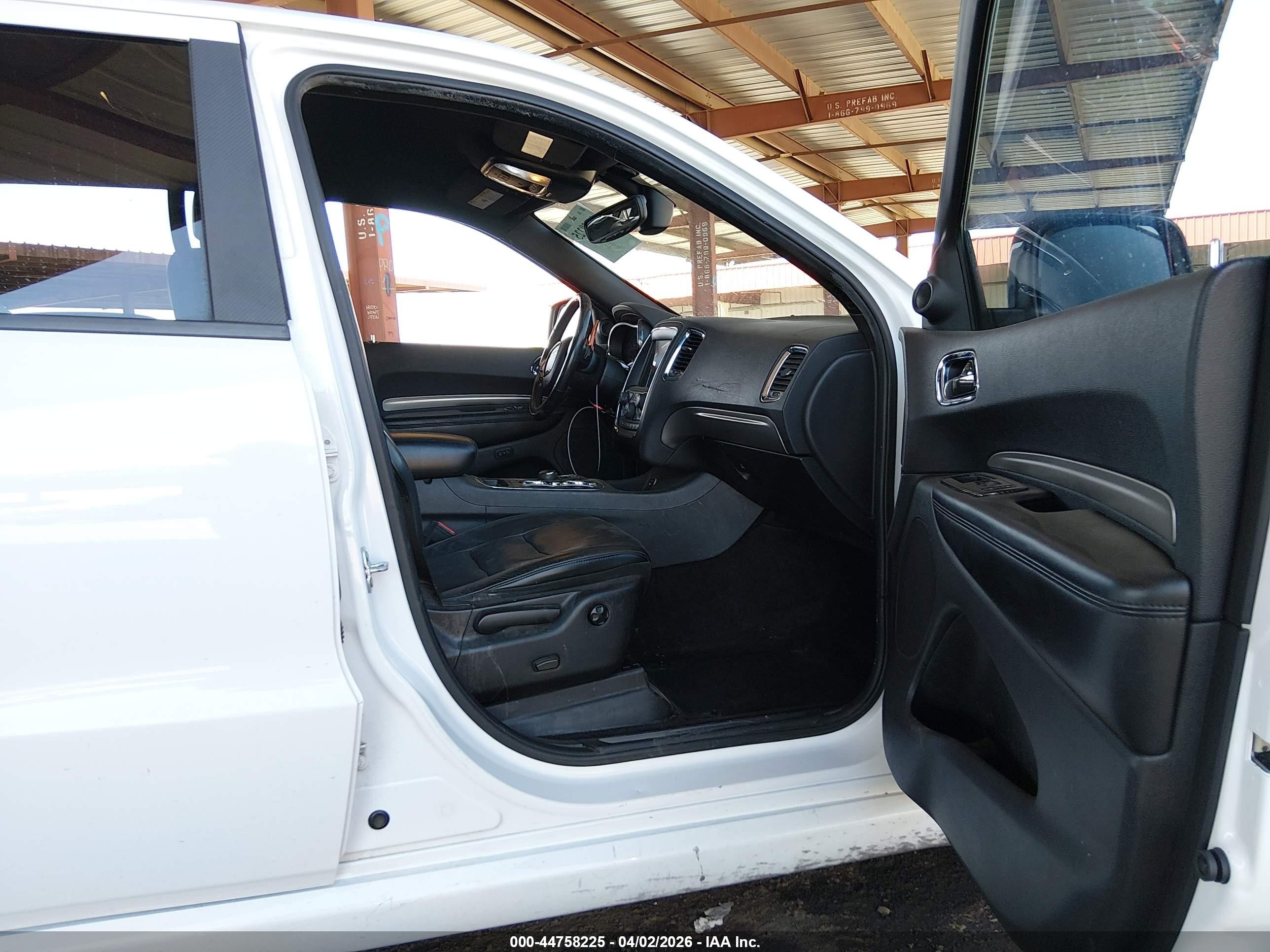 2017 Dodge Durango Gt Rwd White vin: 1C4RDHDG7HC610800