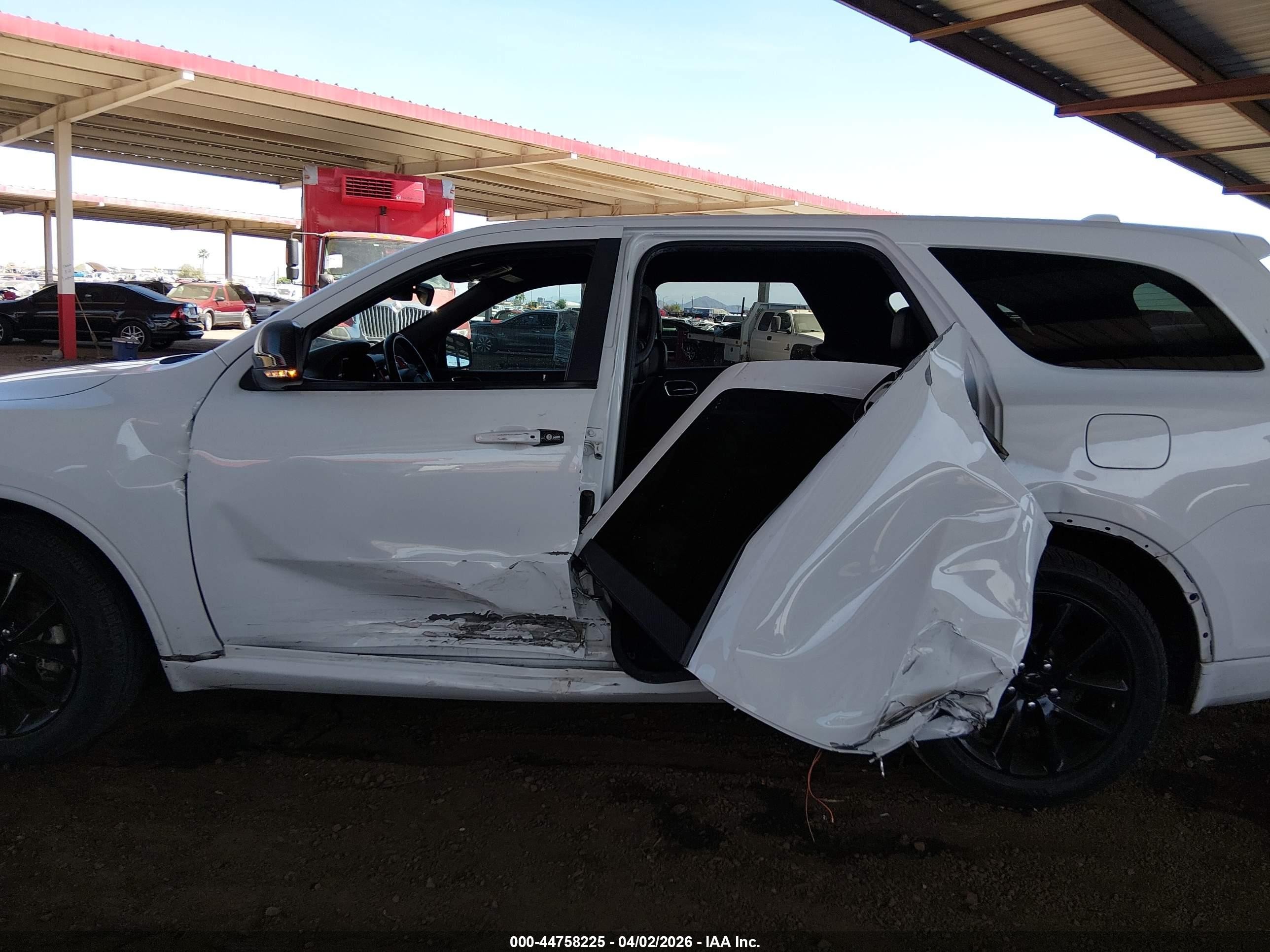2017 Dodge Durango Gt Rwd White vin: 1C4RDHDG7HC610800