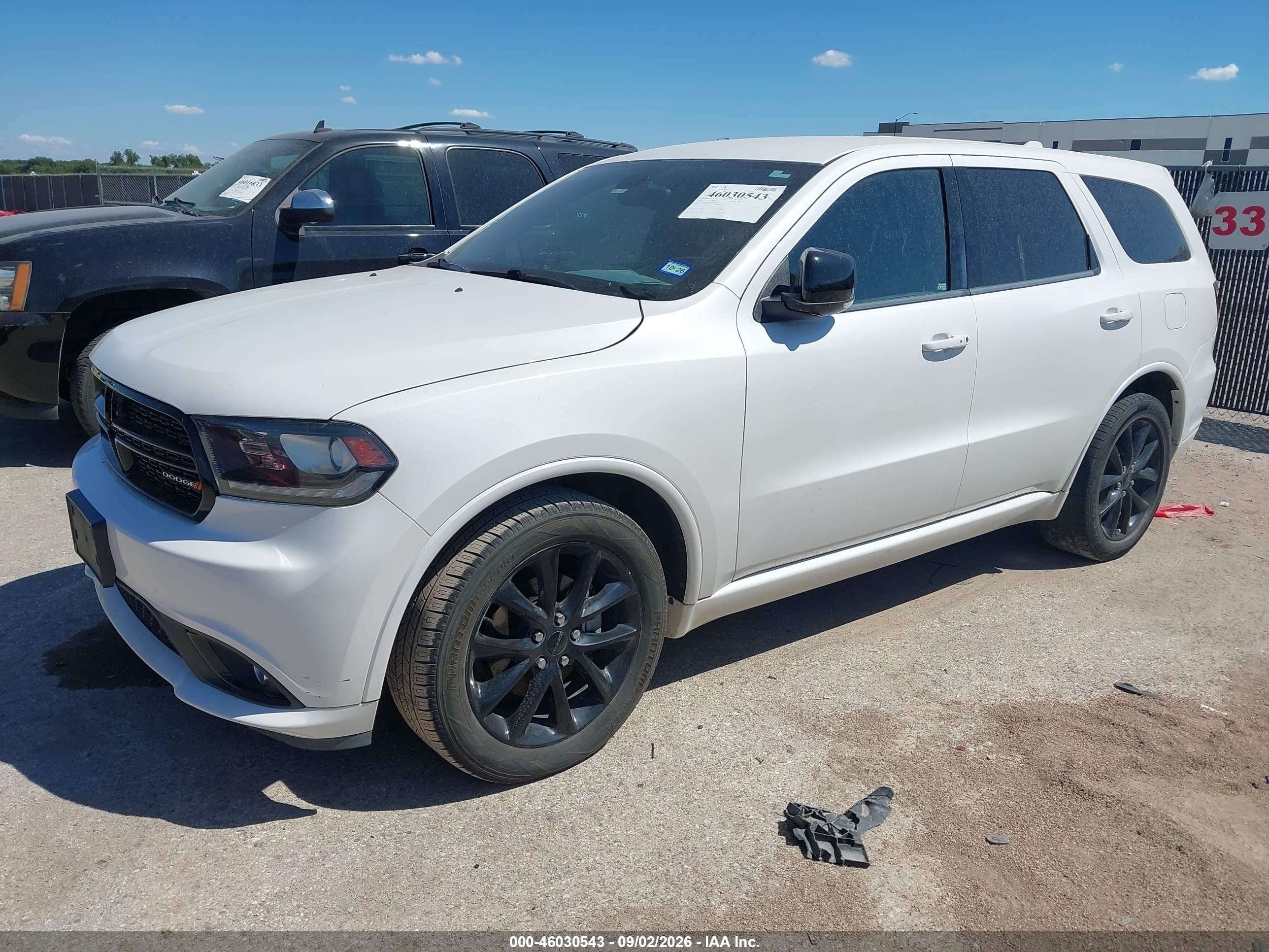 2017 Dodge Durango Gt Rwd White vin: 1C4RDHDG7HC690700