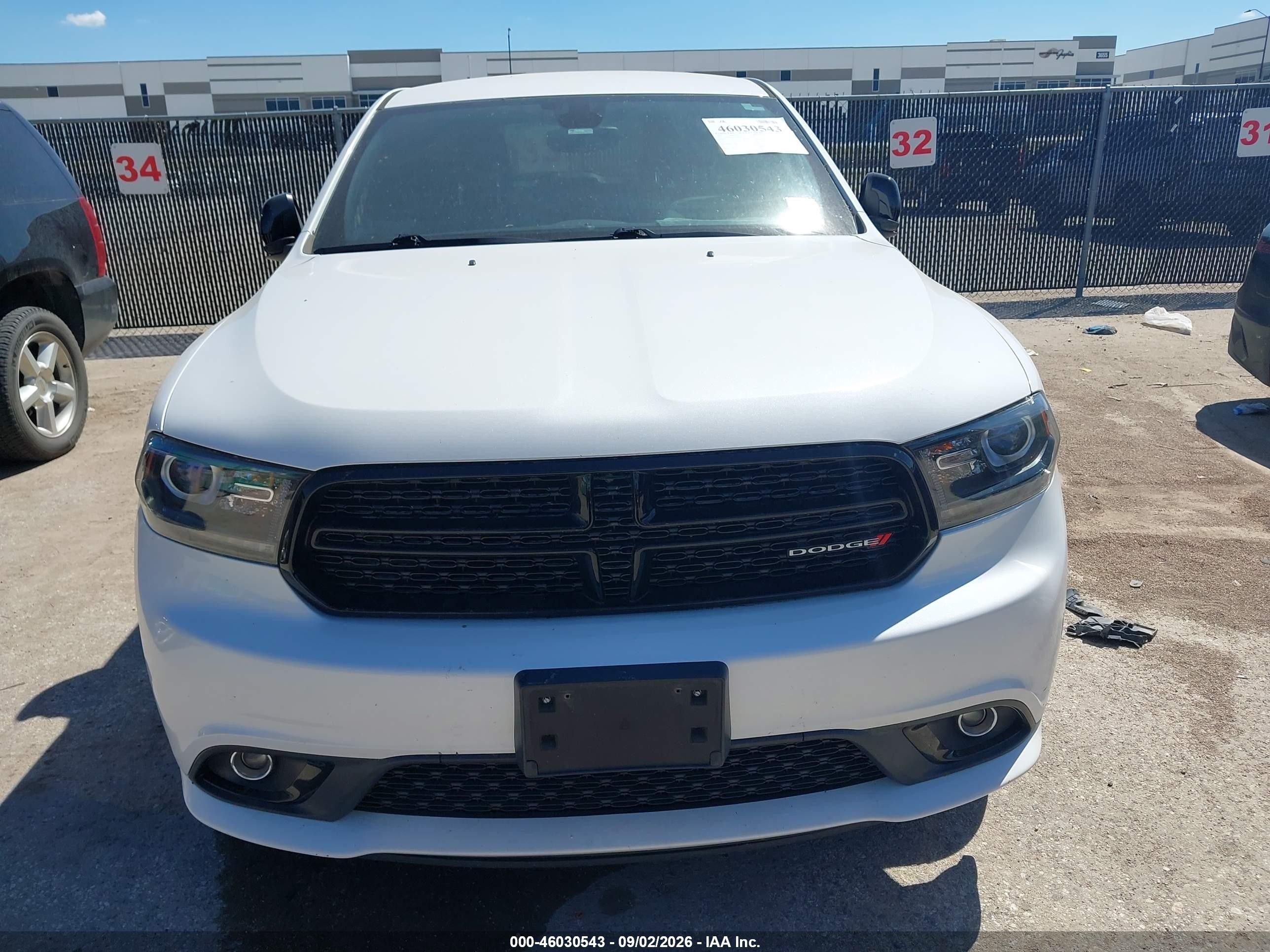 2017 Dodge Durango Gt Rwd White vin: 1C4RDHDG7HC690700