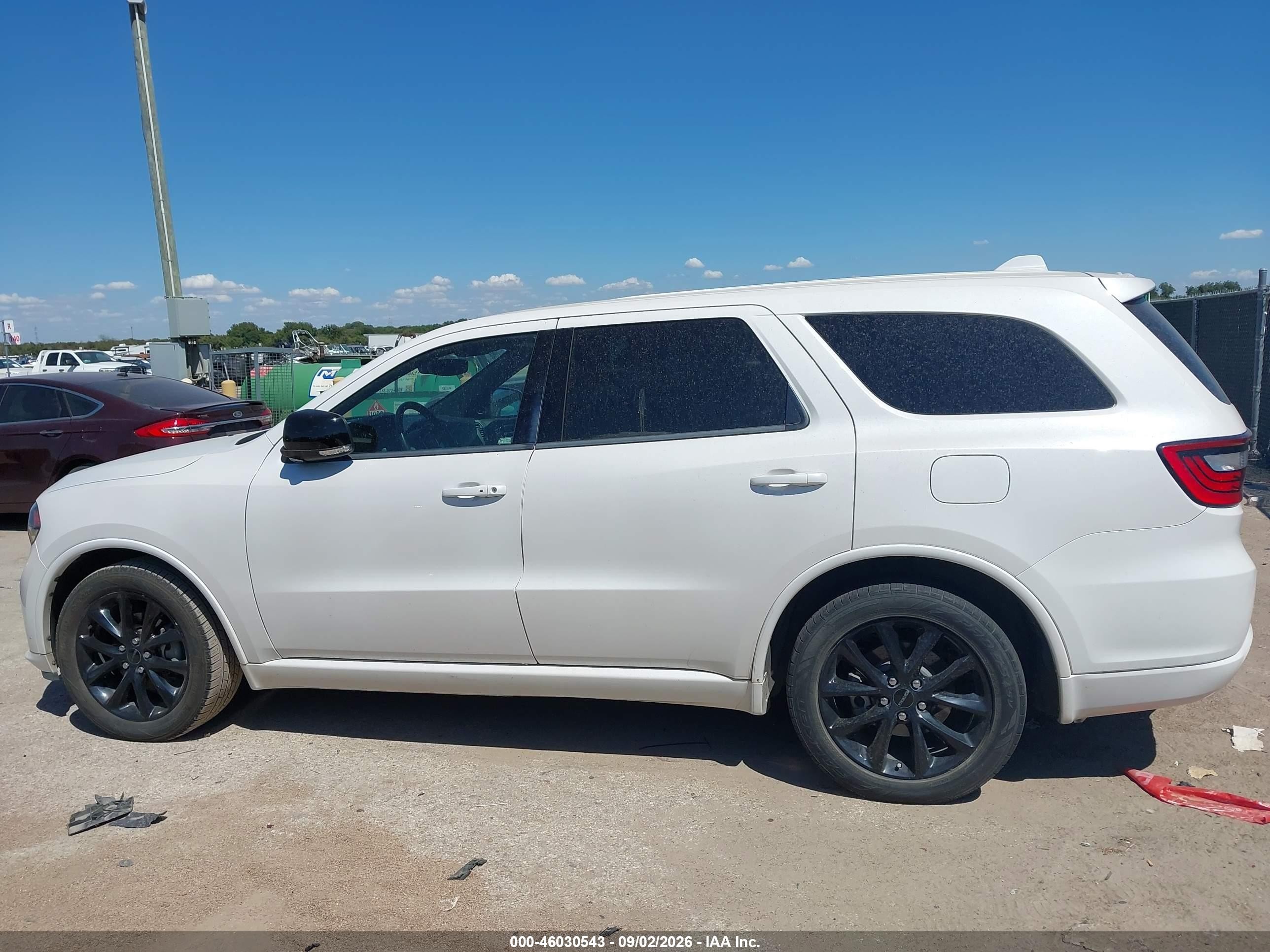 2017 Dodge Durango Gt Rwd White vin: 1C4RDHDG7HC690700