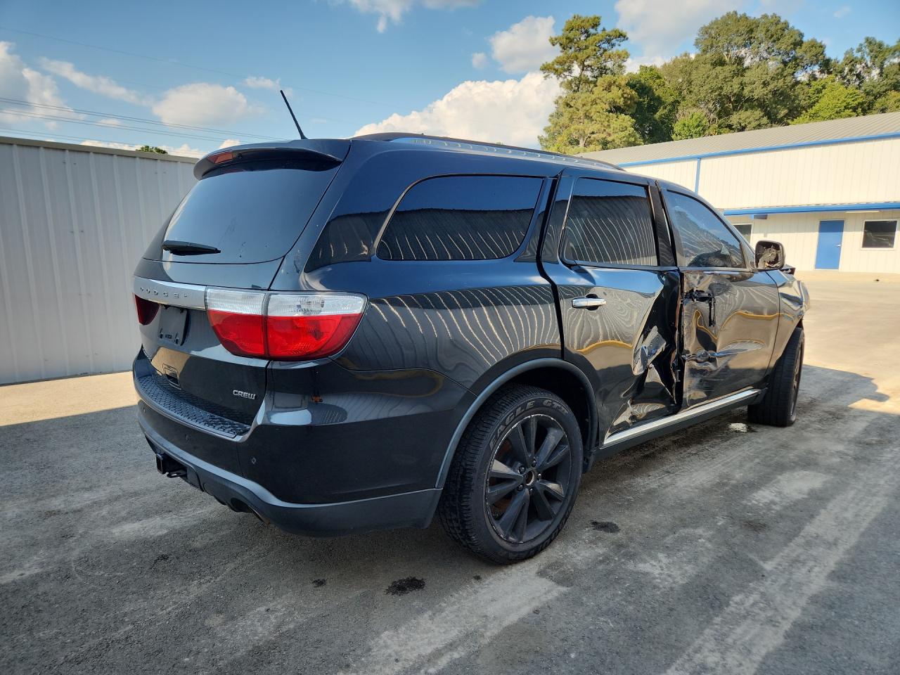 2013 Dodge Durango Crew Черный vin: 1C4RDHDG8DC530108 Damage: Right Rear Door, Severe Damage, Replacement Required