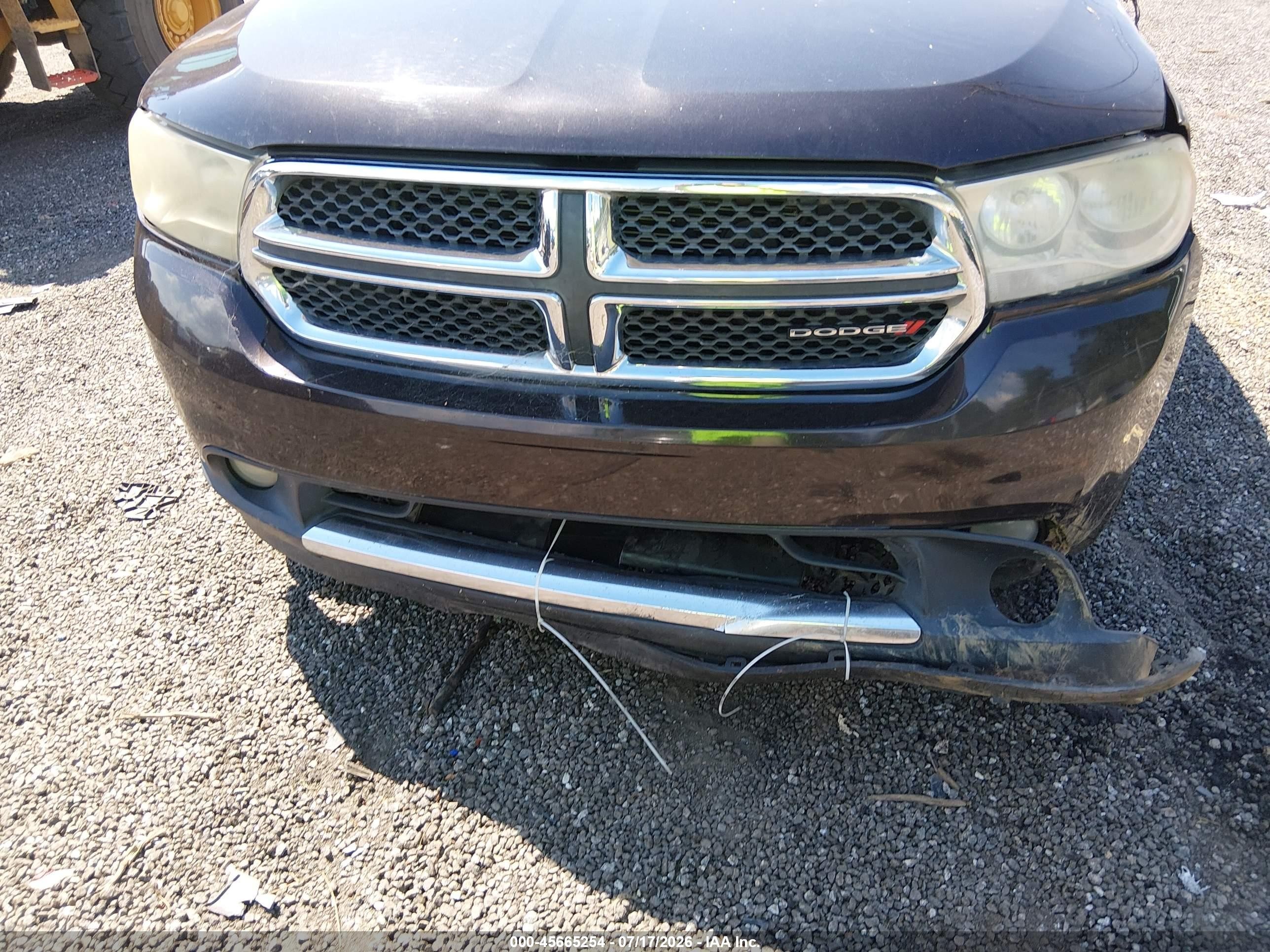 2013 Dodge Durango Crew Черный vin: 1C4RDHDG8DC535325