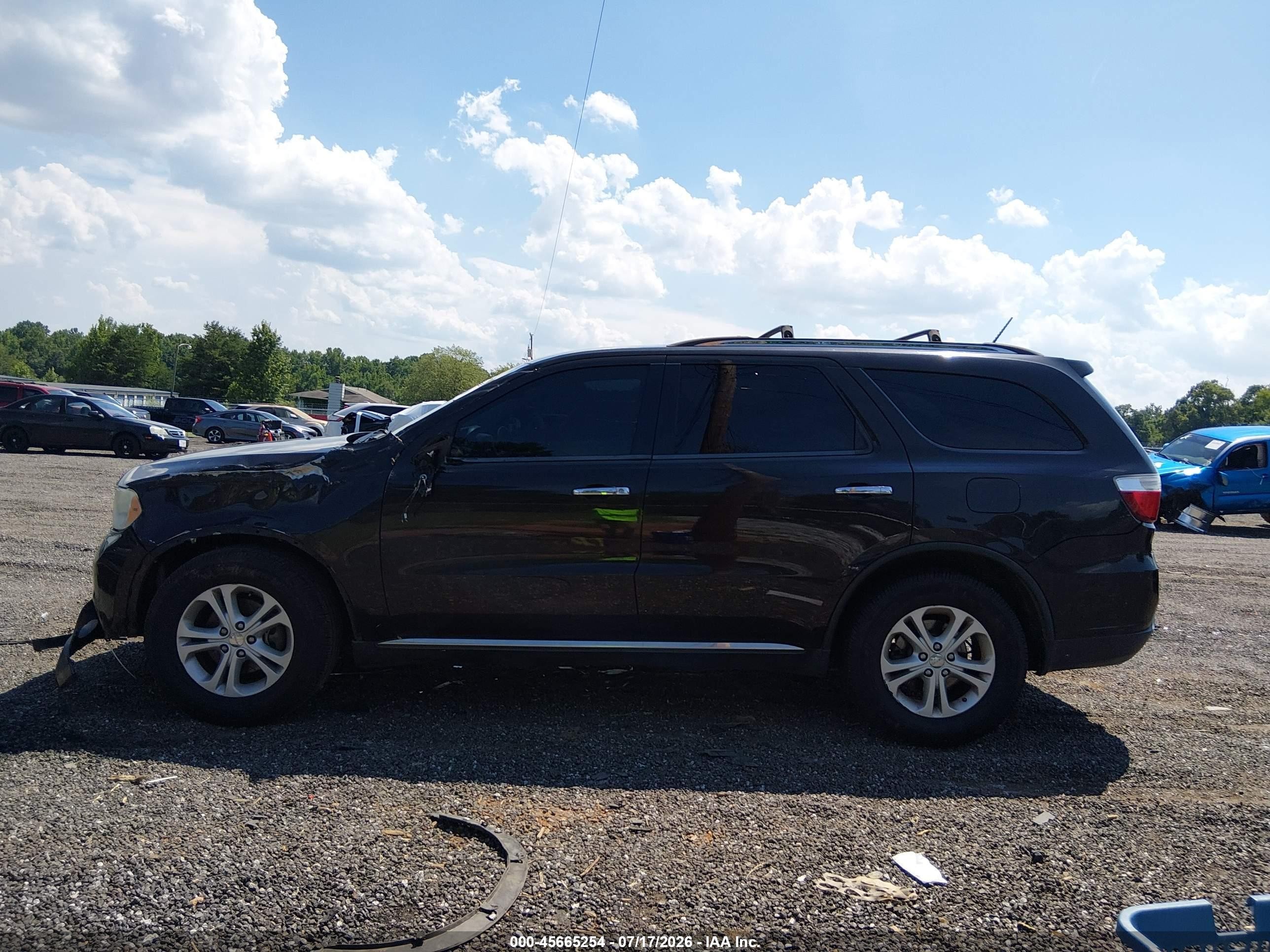 2013 Dodge Durango Crew Черный vin: 1C4RDHDG8DC535325
