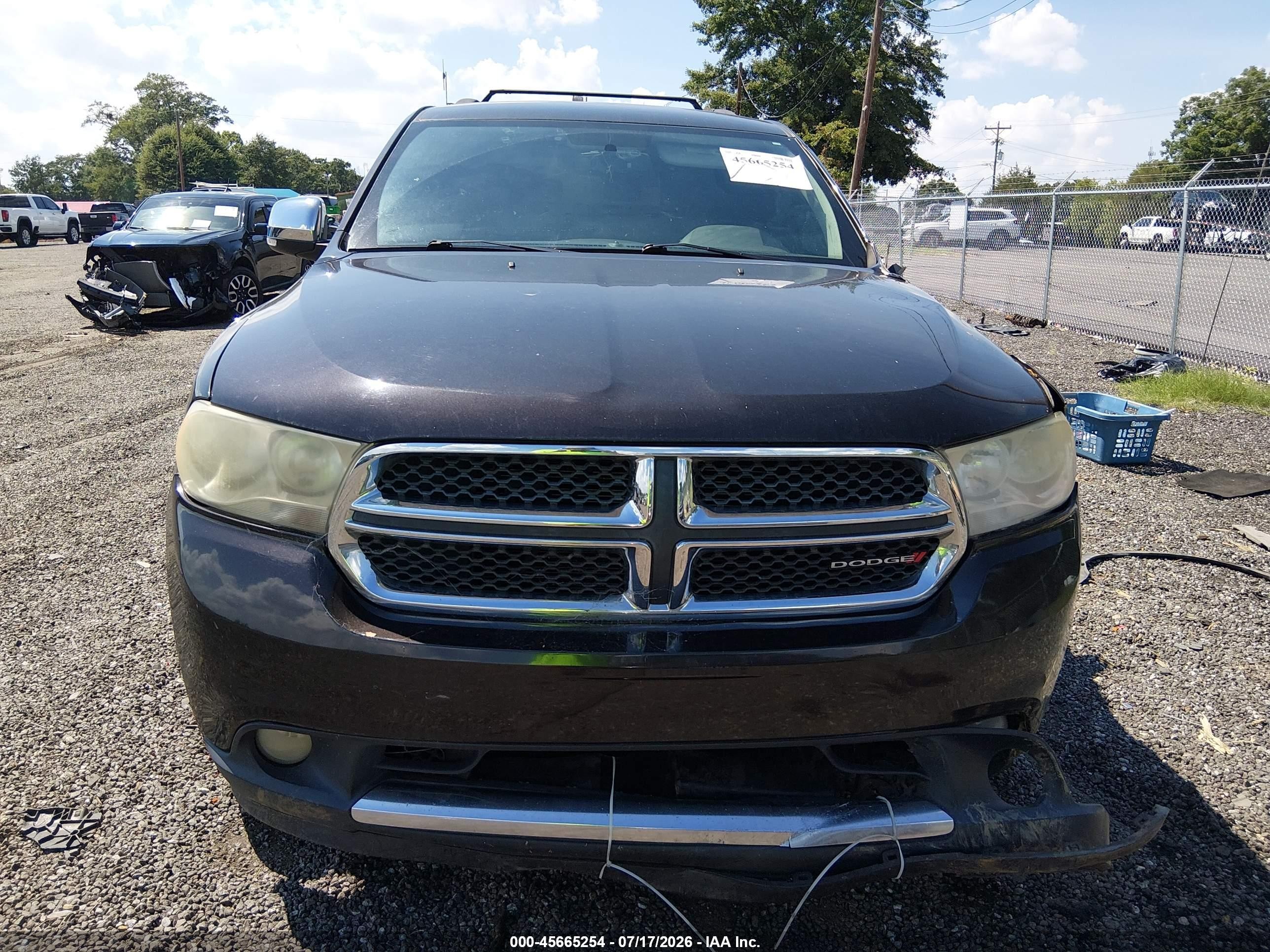 2013 Dodge Durango Crew Черный vin: 1C4RDHDG8DC535325