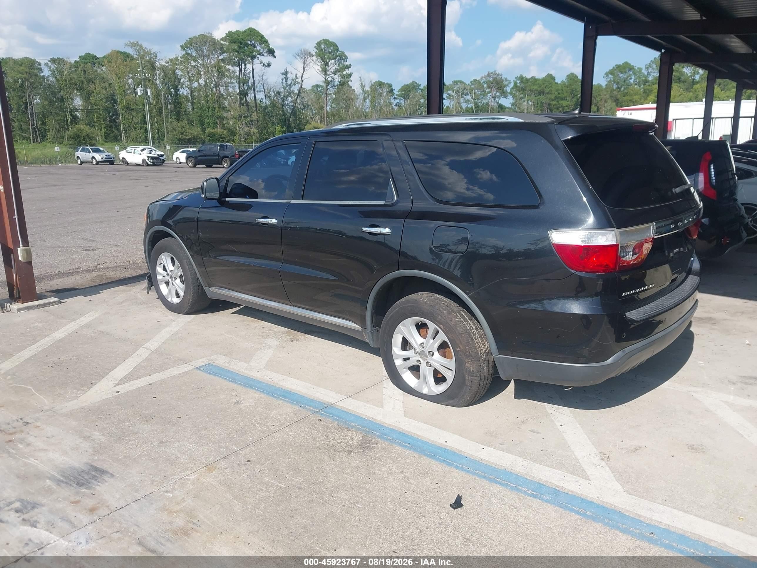 2013 Dodge Durango Crew Черный vin: 1C4RDHDG8DC665797