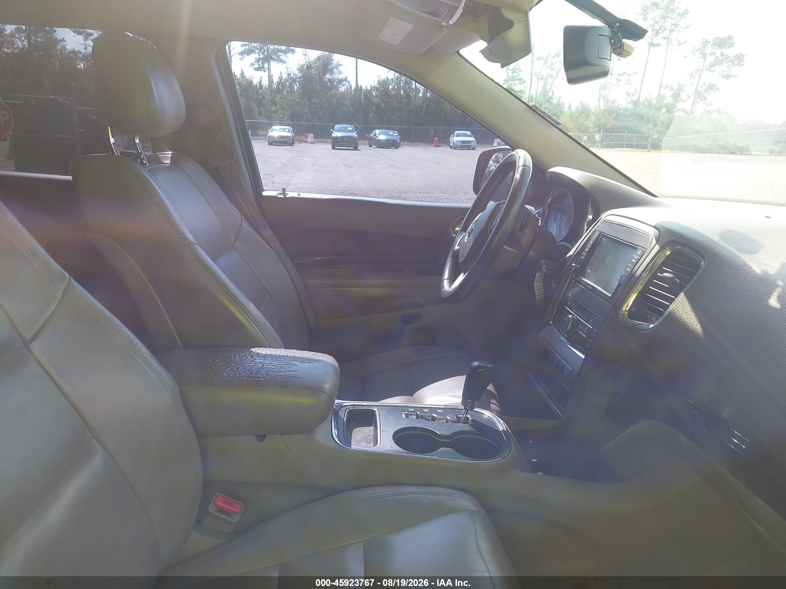 2013 Dodge Durango Crew Черный vin: 1C4RDHDG8DC665797