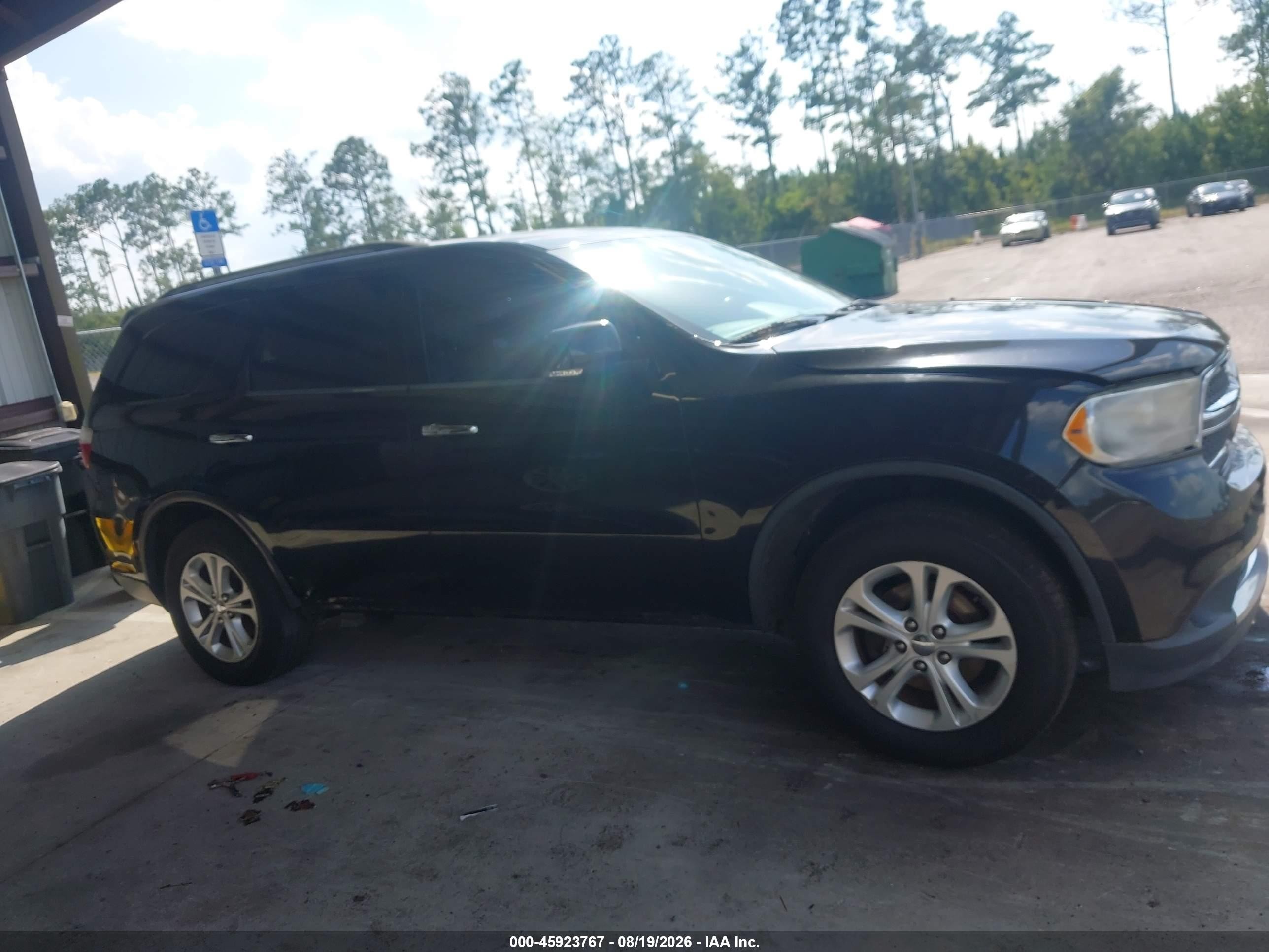 2013 Dodge Durango Crew Черный vin: 1C4RDHDG8DC665797