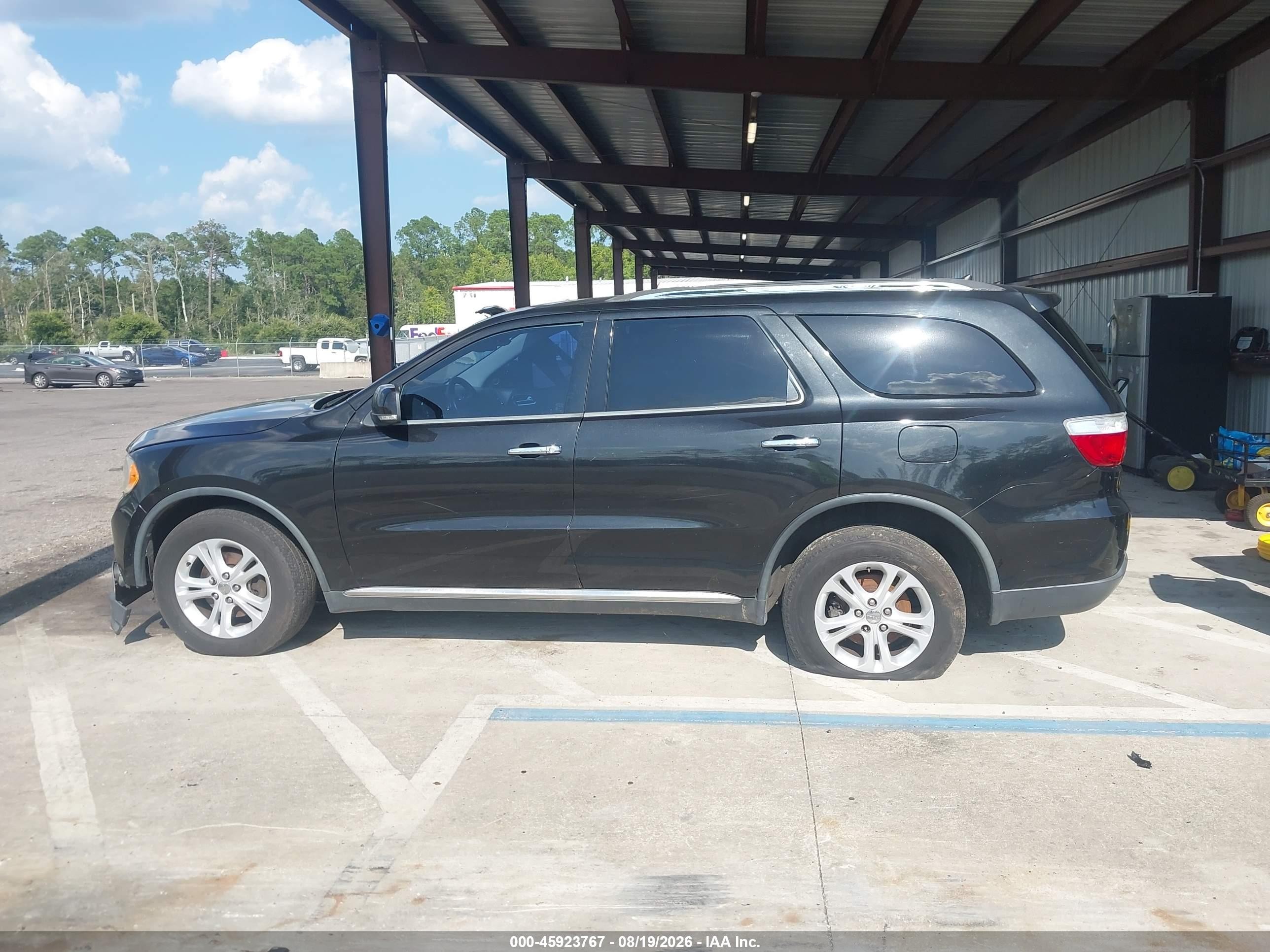 2013 Dodge Durango Crew Черный vin: 1C4RDHDG8DC665797