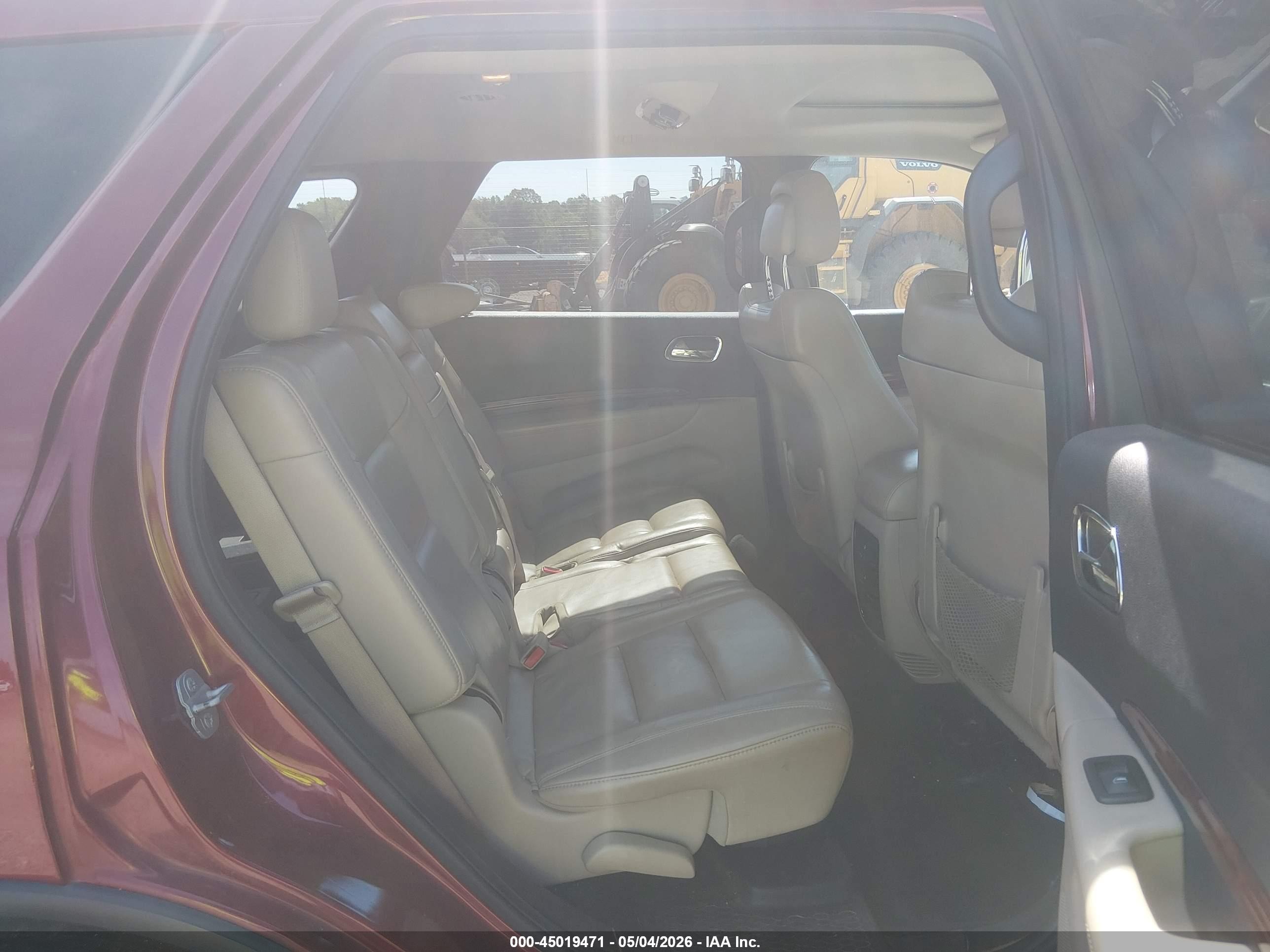 2014 Dodge Durango Limited Burgundy vin: 1C4RDHDG8EC551753