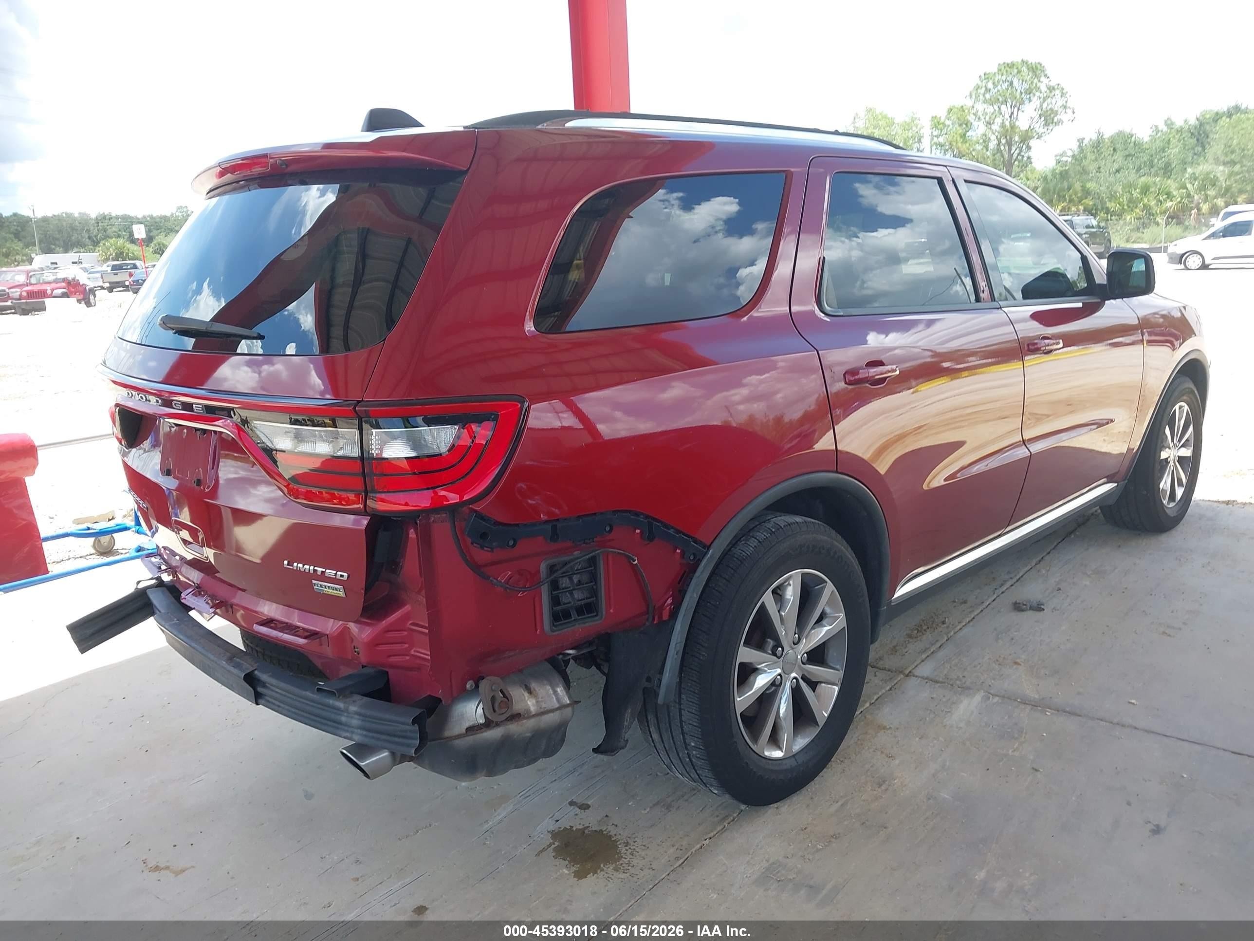 2014 Dodge Durango Limited Красный vin: 1C4RDHDG8EC560310