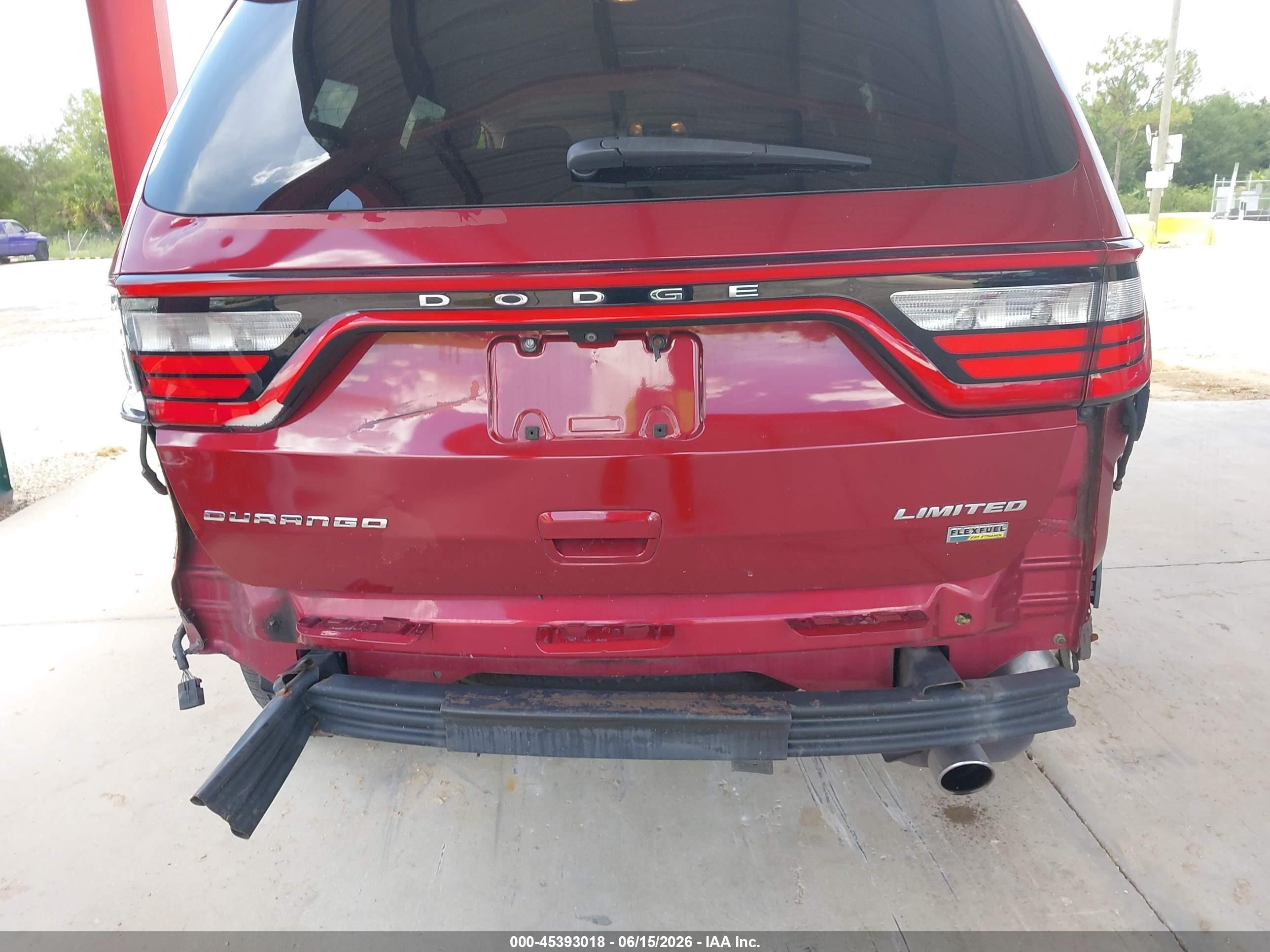 2014 Dodge Durango Limited Красный vin: 1C4RDHDG8EC560310