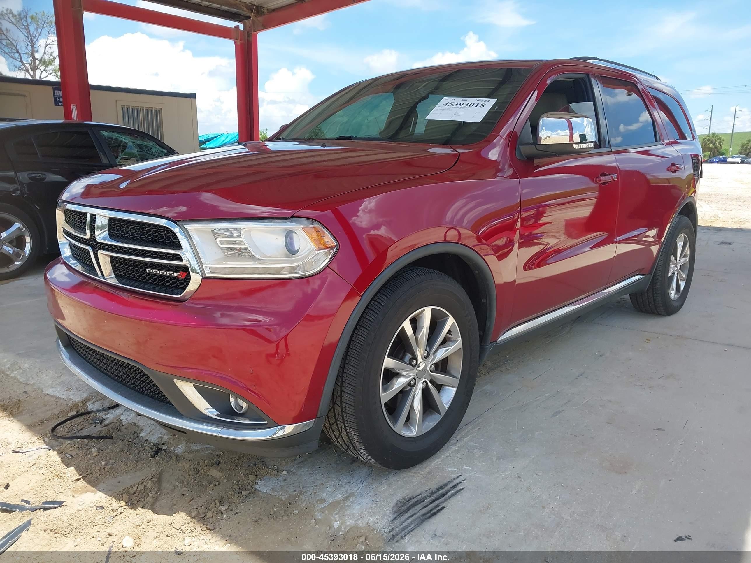 2014 Dodge Durango Limited Красный vin: 1C4RDHDG8EC560310