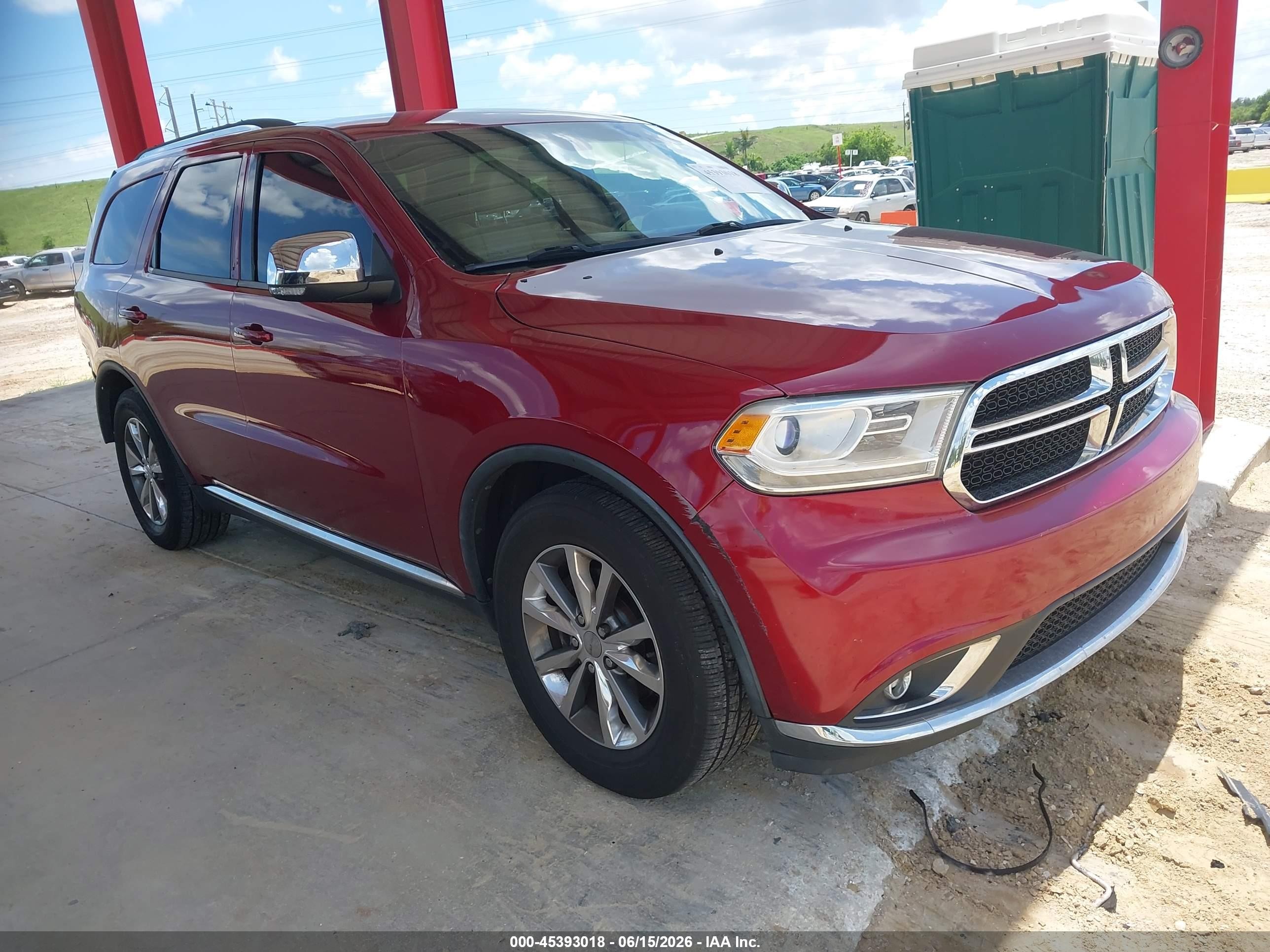 2014 Dodge Durango Limited Красный vin: 1C4RDHDG8EC560310