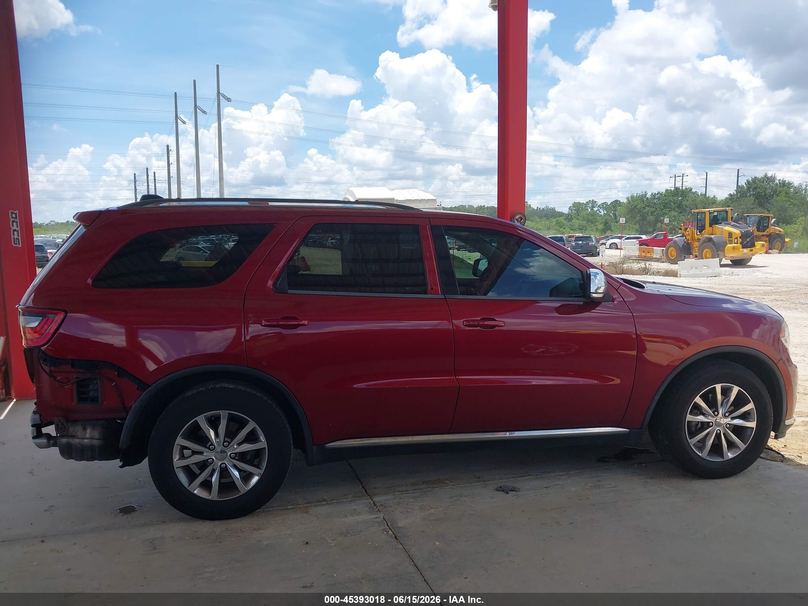 2014 Dodge Durango Limited Красный vin: 1C4RDHDG8EC560310
