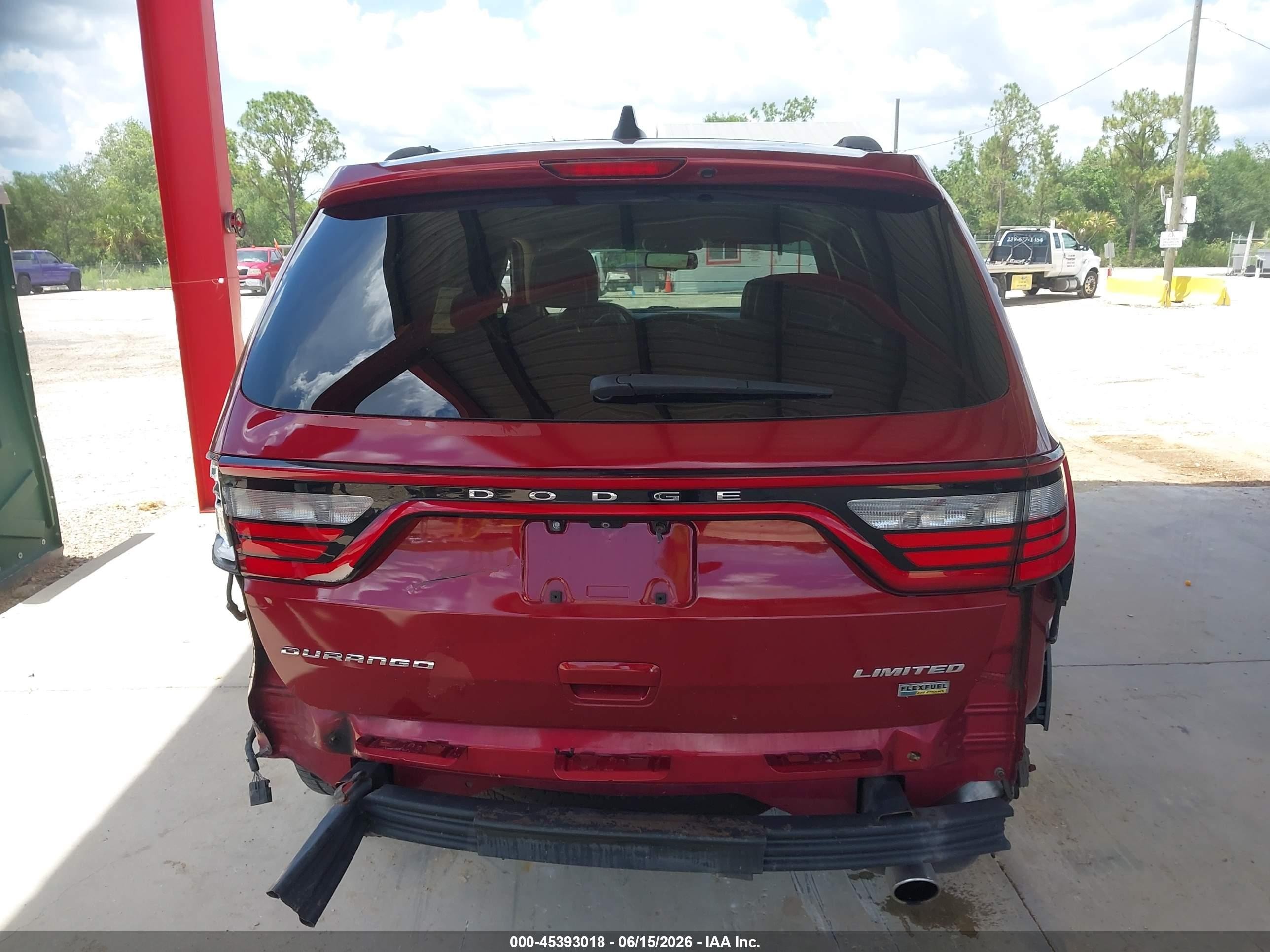 2014 Dodge Durango Limited Красный vin: 1C4RDHDG8EC560310