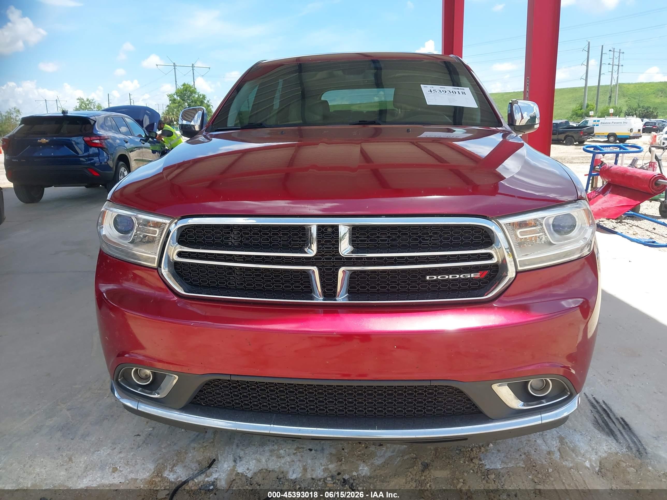 2014 Dodge Durango Limited Красный vin: 1C4RDHDG8EC560310