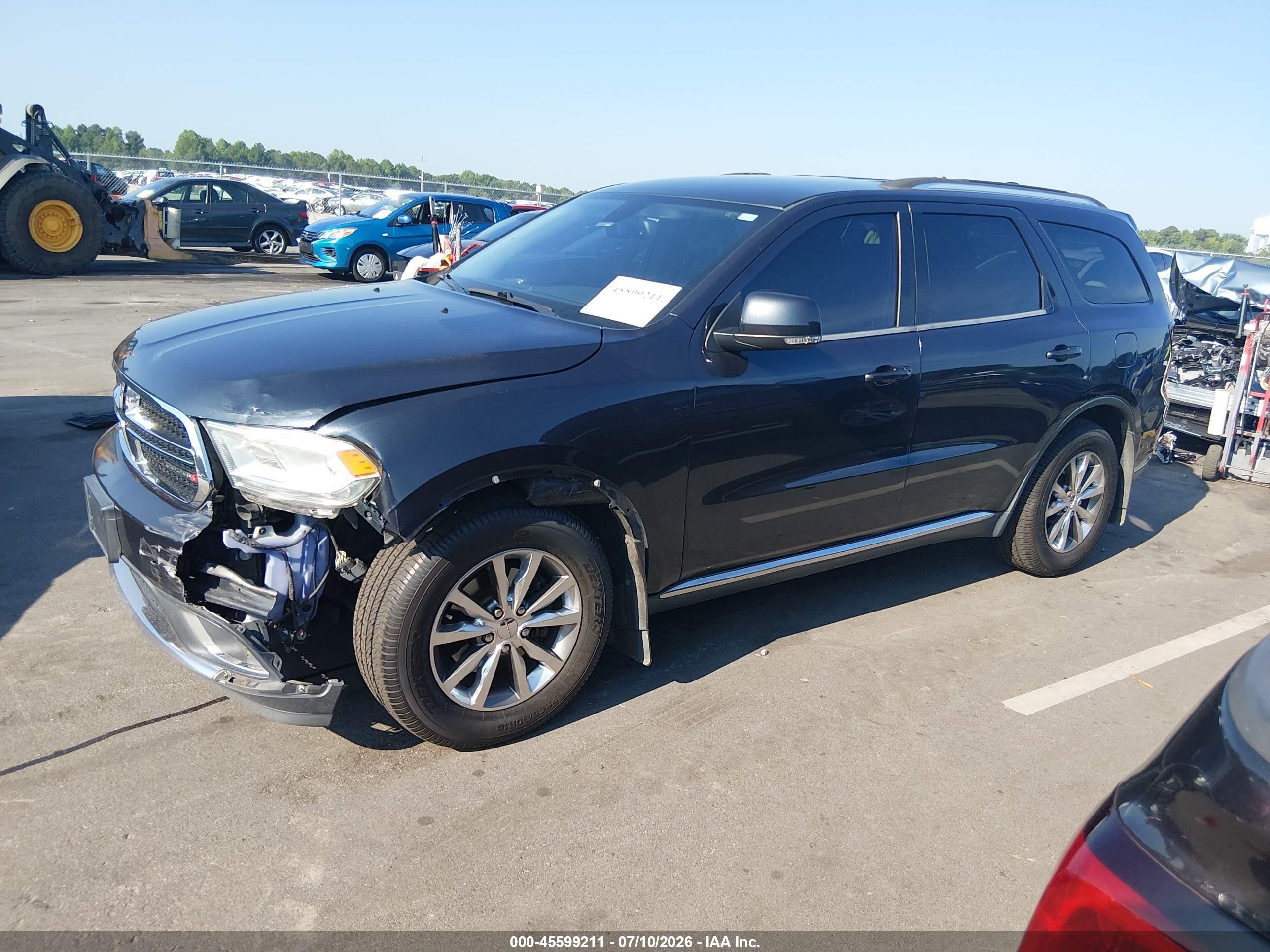 2015 Dodge Durango Limited Black vin: 1C4RDHDG8FC823865
