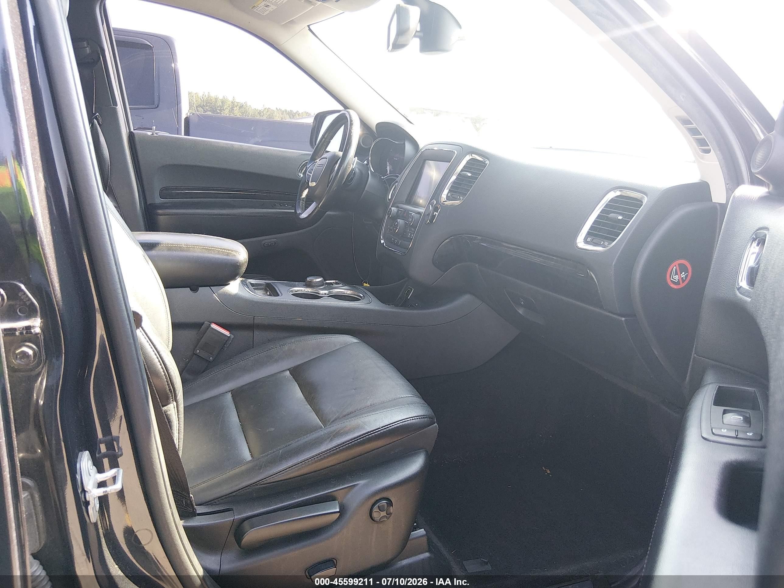 2015 Dodge Durango Limited Black vin: 1C4RDHDG8FC823865