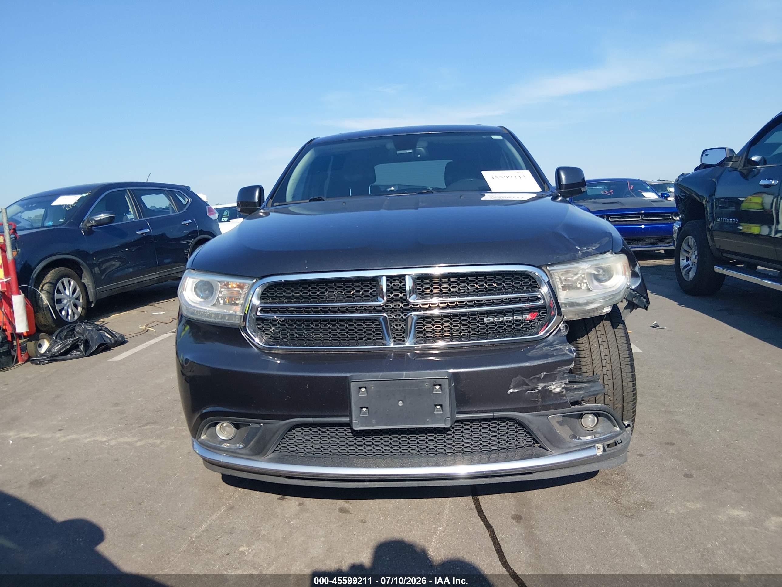 2015 Dodge Durango Limited Black vin: 1C4RDHDG8FC823865
