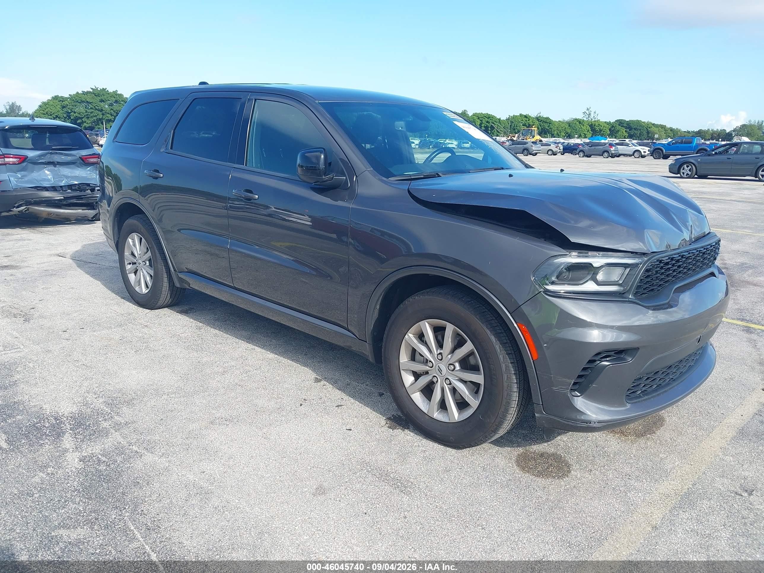 2025 Dodge Durango Gt Rwd Gray vin: 1C4RDHDG8SC535631