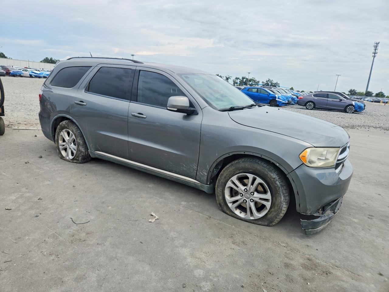 2012 Dodge Durango Crew Gray vin: 1C4RDHDG9CC112283