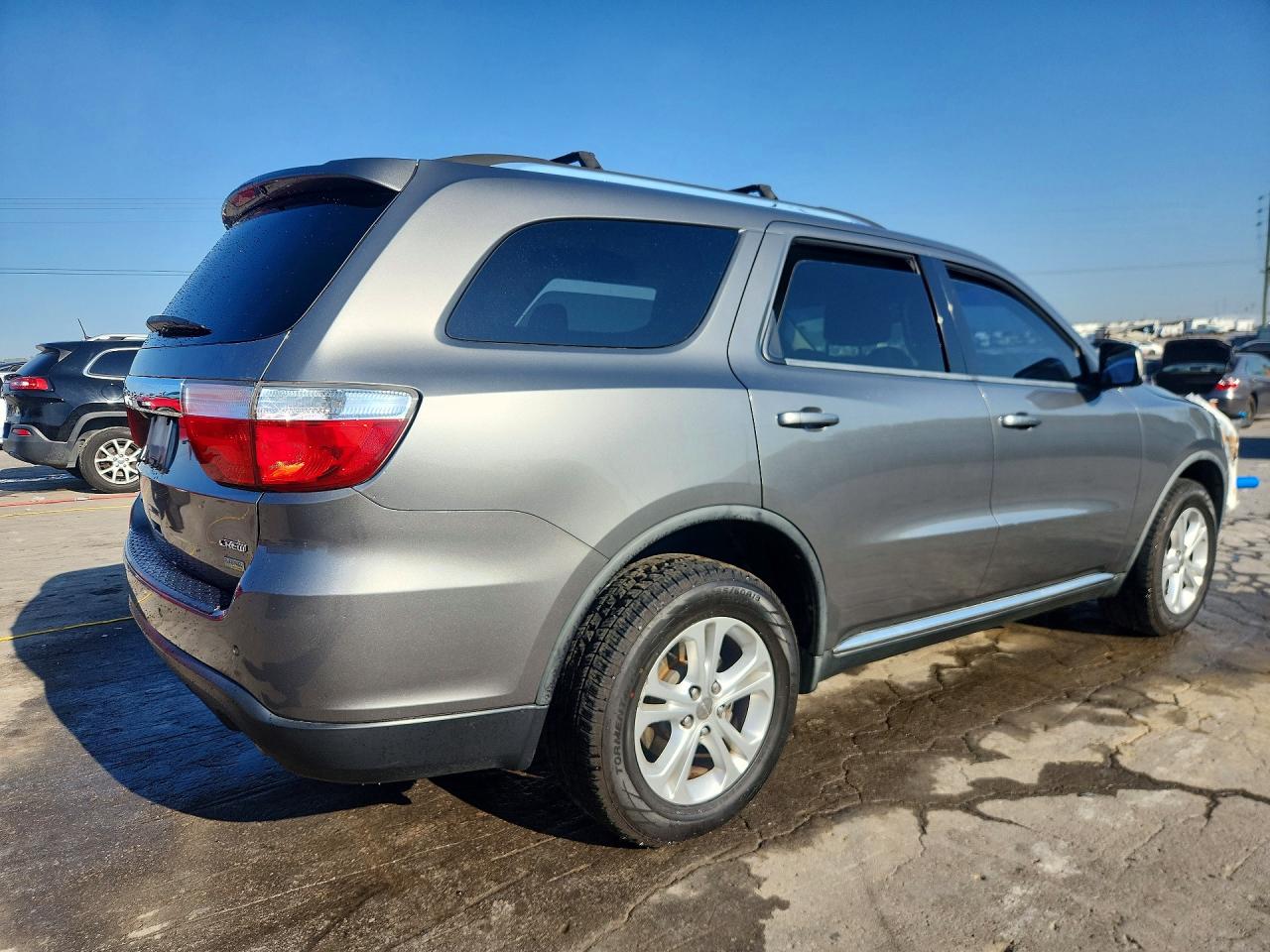 2012 Dodge Durango Crew Gray vin: 1C4RDHDG9CC152721