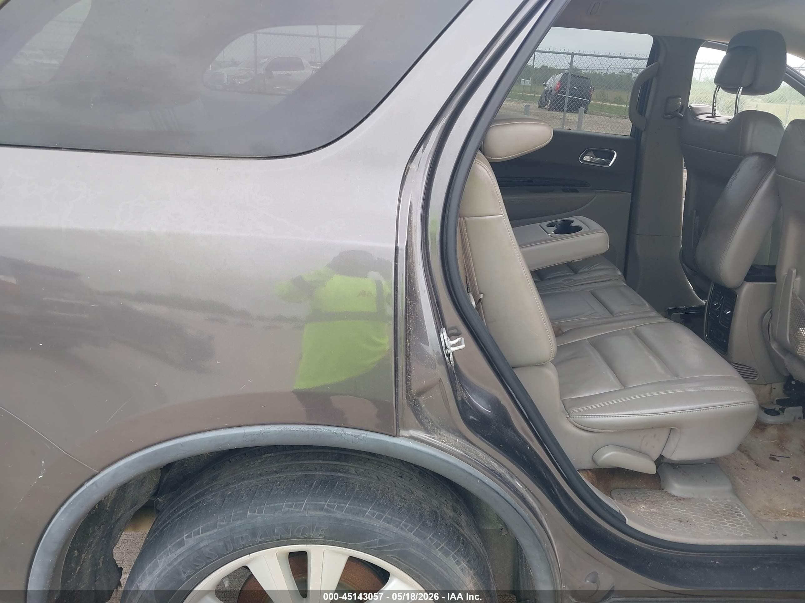 2013 Dodge Durango Crew Gray vin: 1C4RDHDG9DC680230