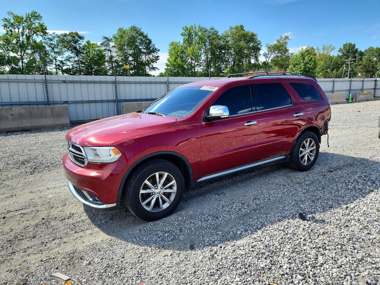 2014 Dodge Durango Limited Burgundy vin: 1C4RDHDG9EC425093