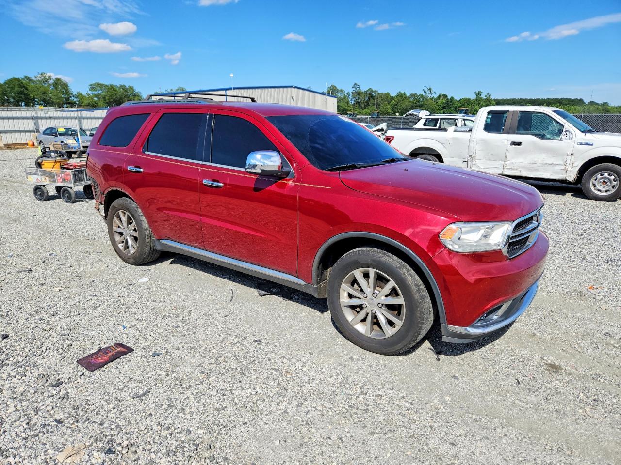 2014 Dodge Durango Limited Burgundy vin: 1C4RDHDG9EC425093