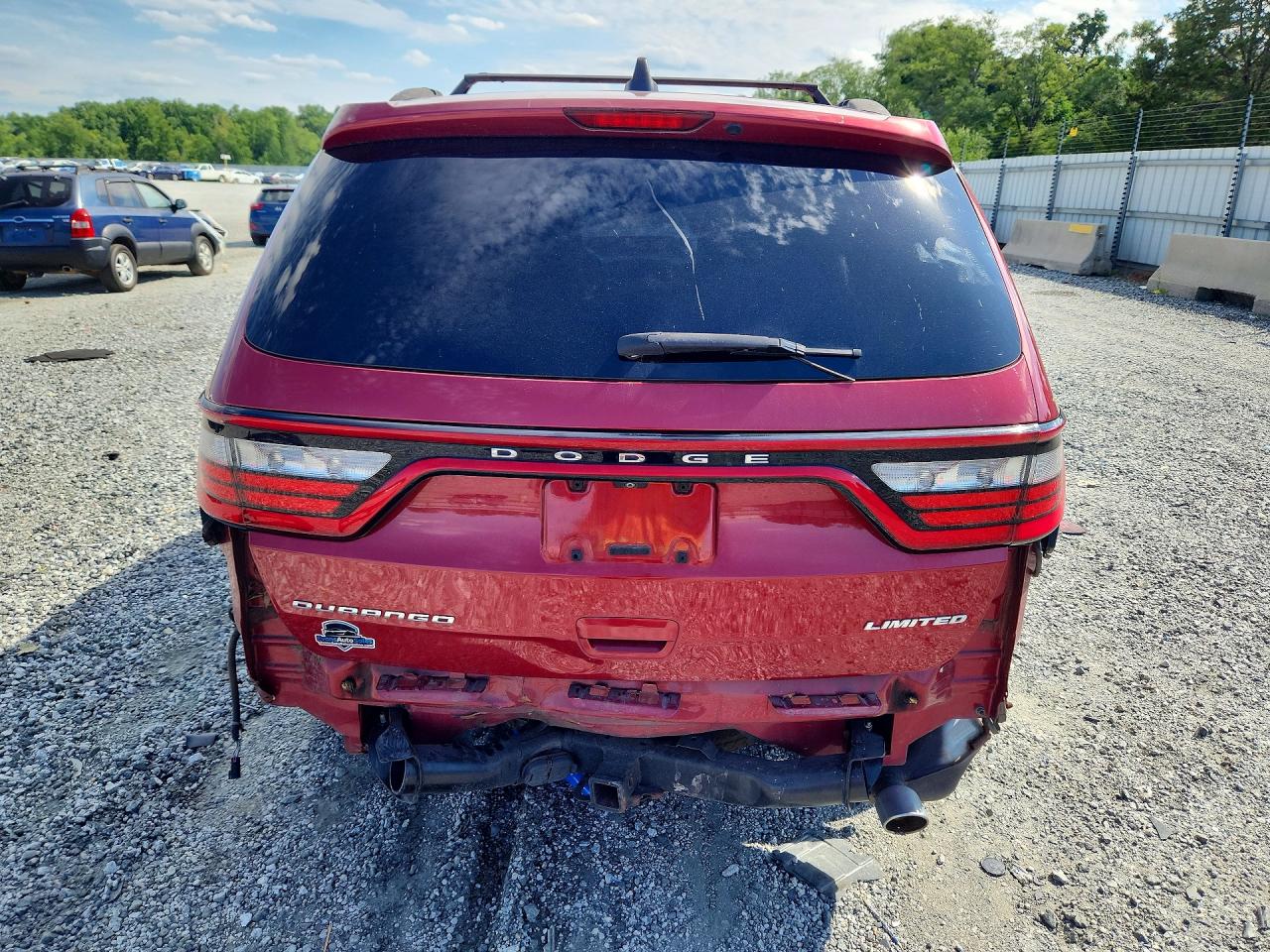 2014 Dodge Durango Limited Burgundy vin: 1C4RDHDG9EC425093