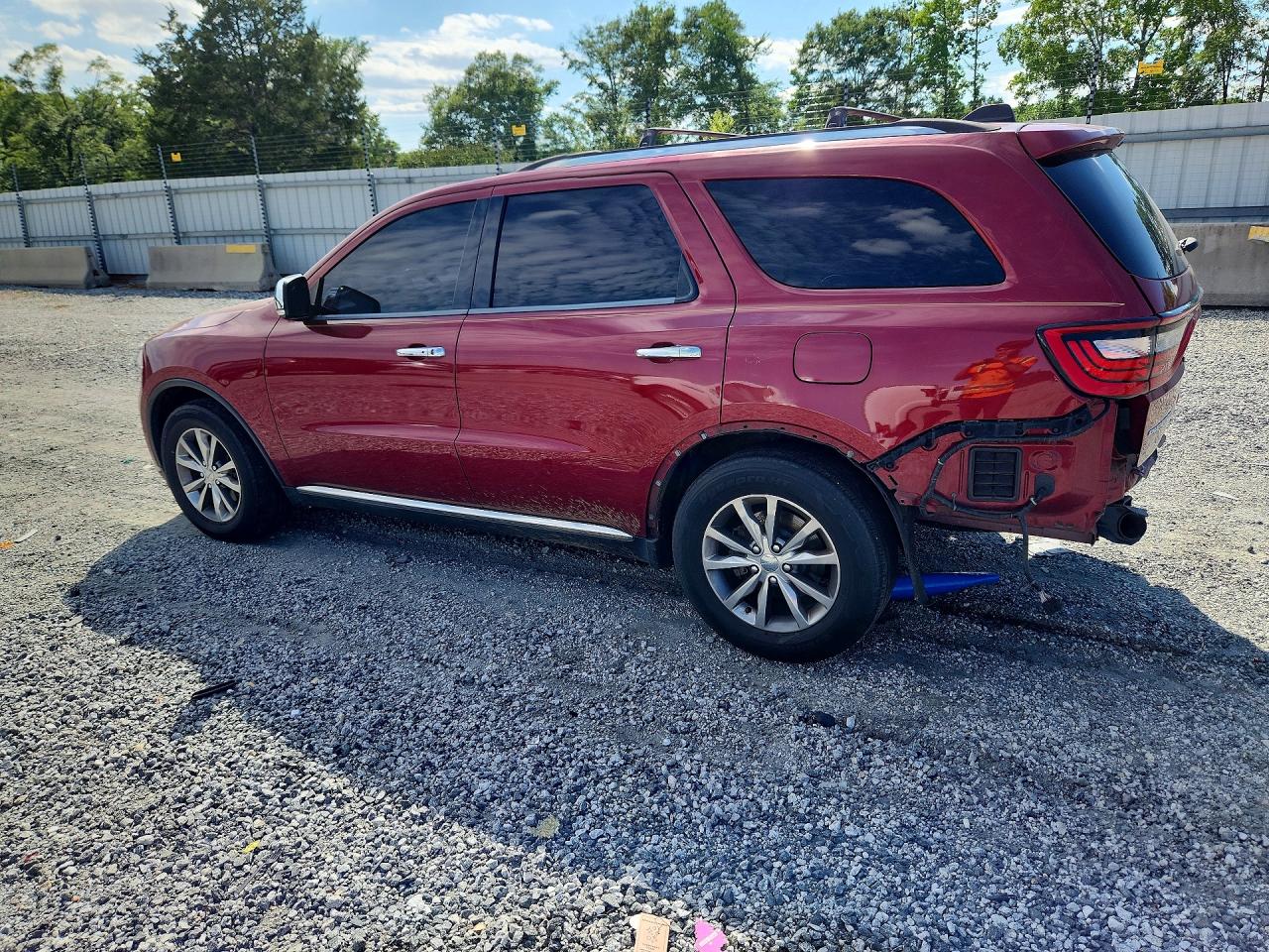 2014 Dodge Durango Limited Burgundy vin: 1C4RDHDG9EC425093