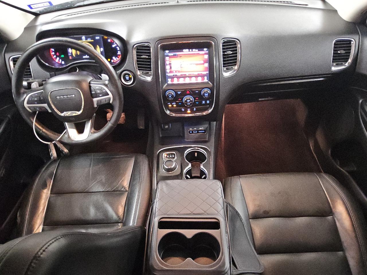2014 Dodge Durango Limited Gray vin: 1C4RDHDG9EC443433 Damage: Left Front Power Window, Missing, Replacement Required