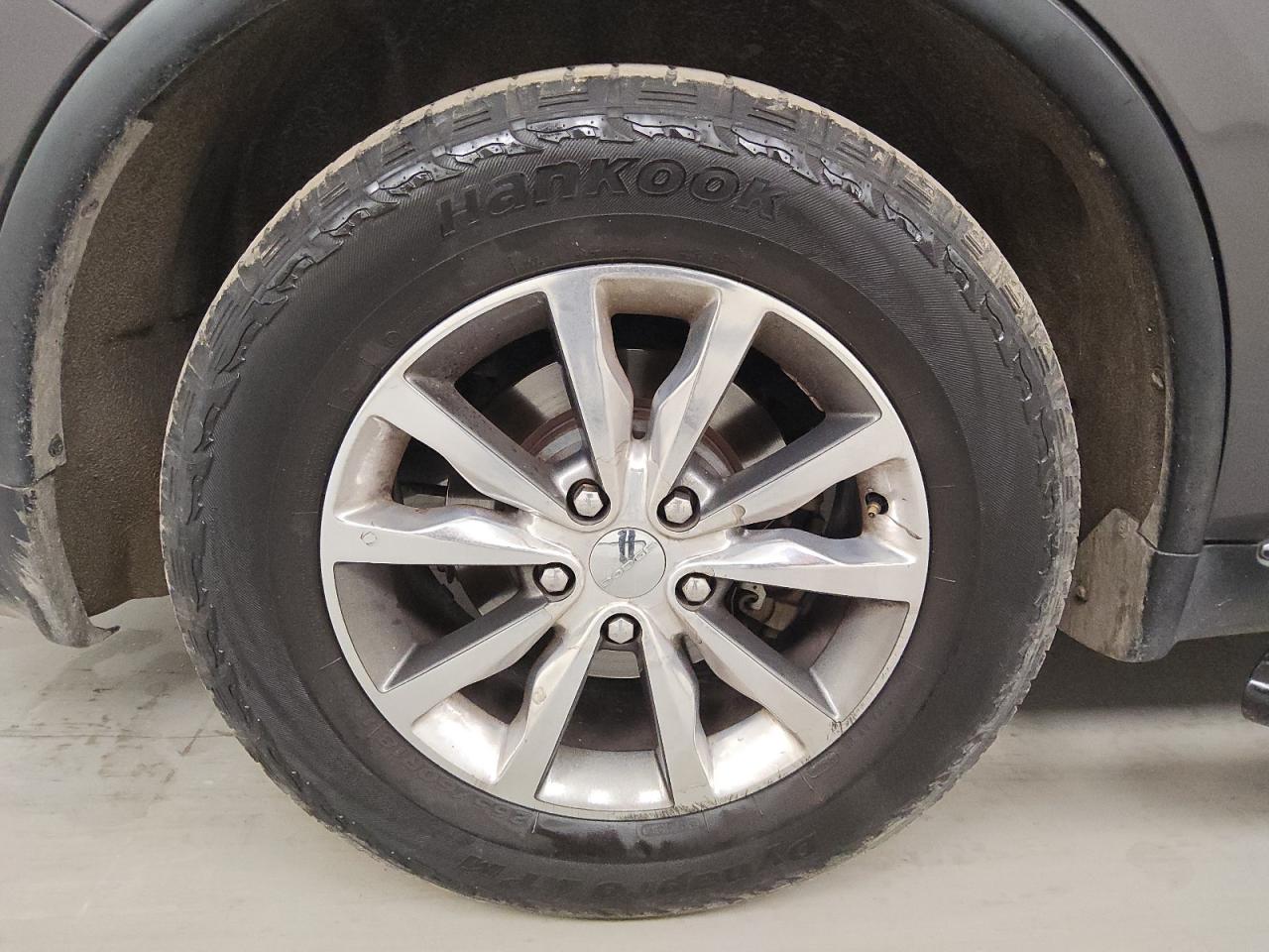2014 Dodge Durango Limited Gray vin: 1C4RDHDG9EC443433 Damage: Right Rear Wheel, Curb Rash, > 12 Inches