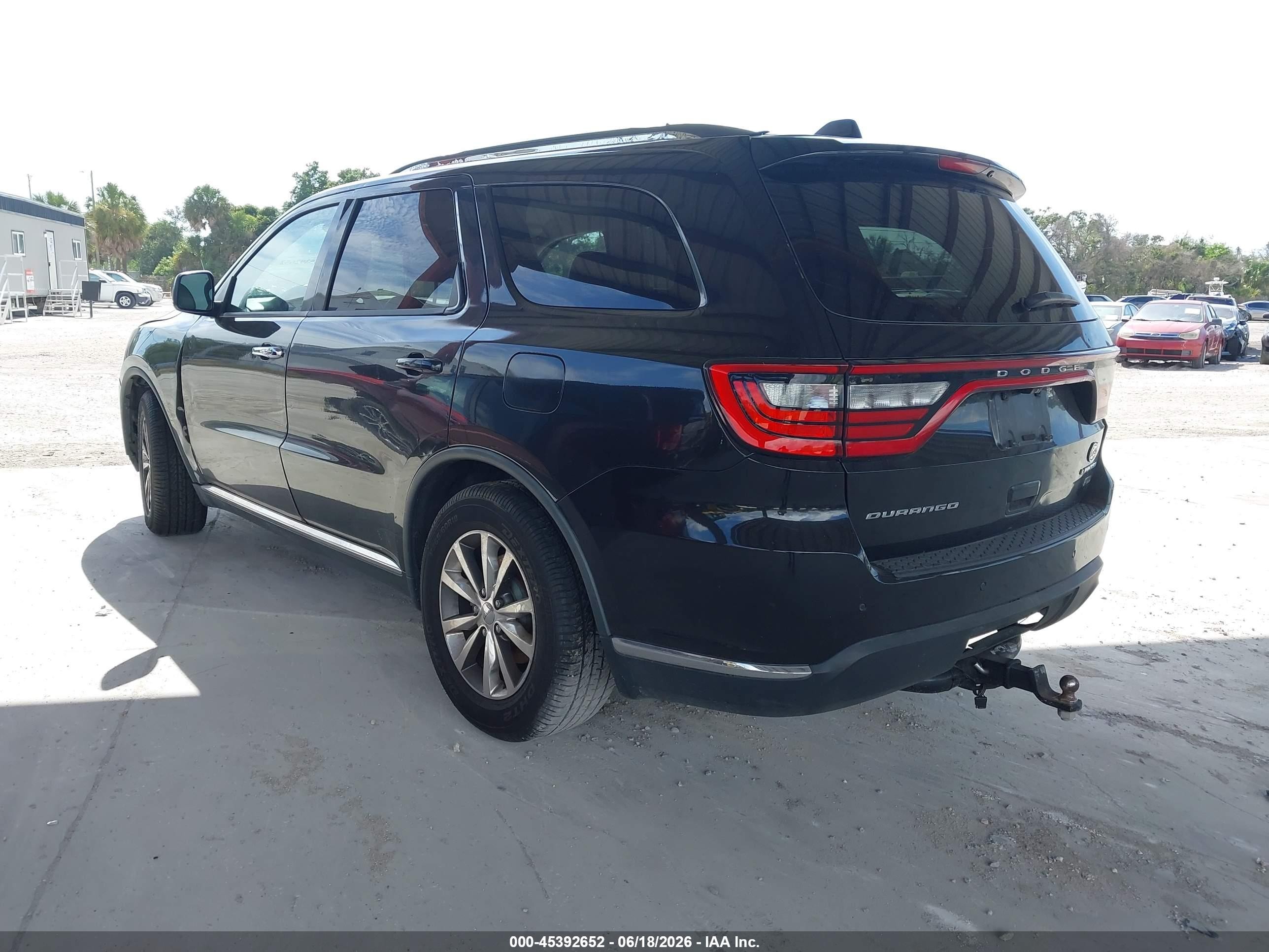 2014 Dodge Durango Limited Black vin: 1C4RDHDG9EC979511