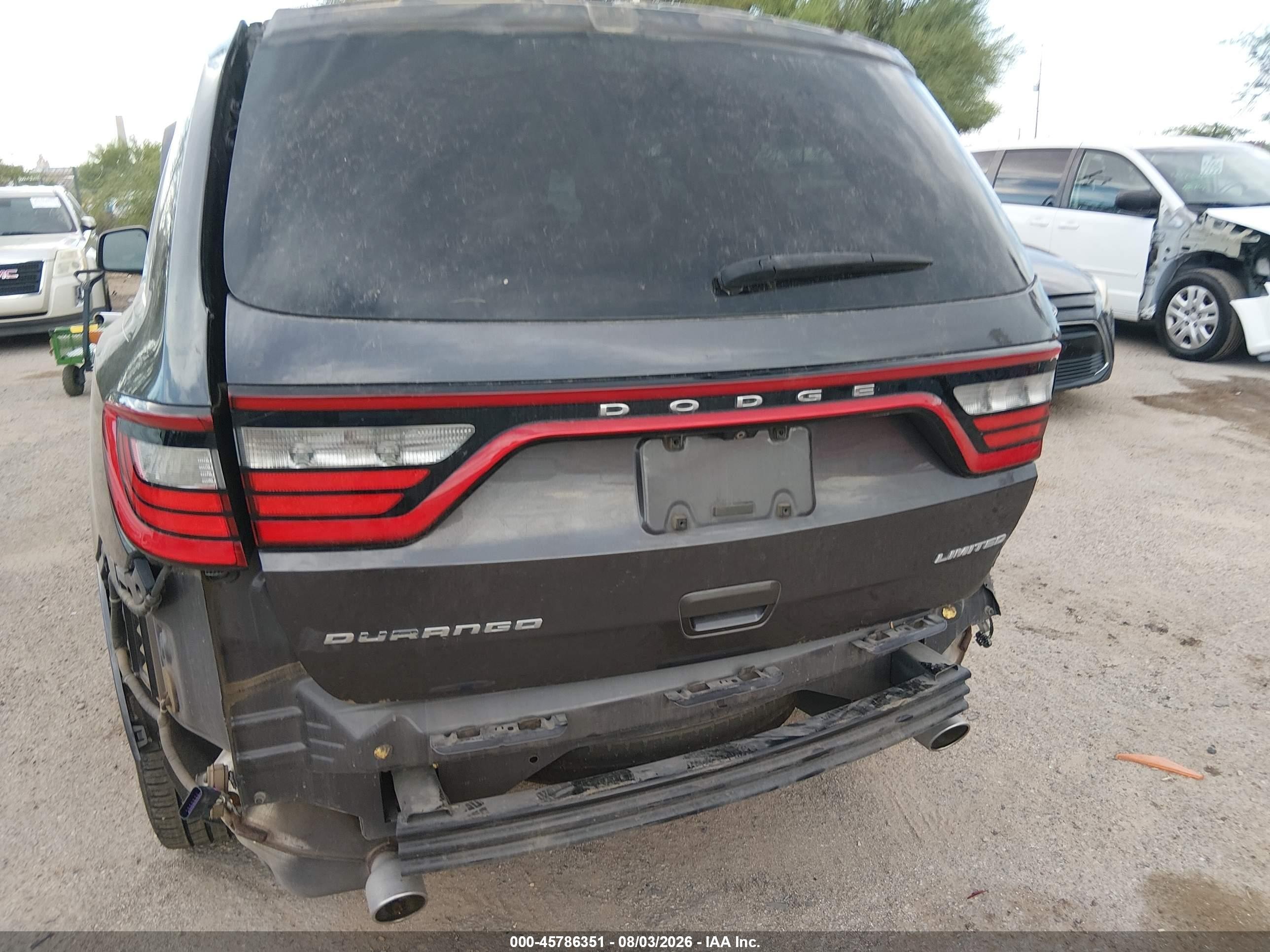 2015 Dodge Durango Limited Gray vin: 1C4RDHDG9FC236218