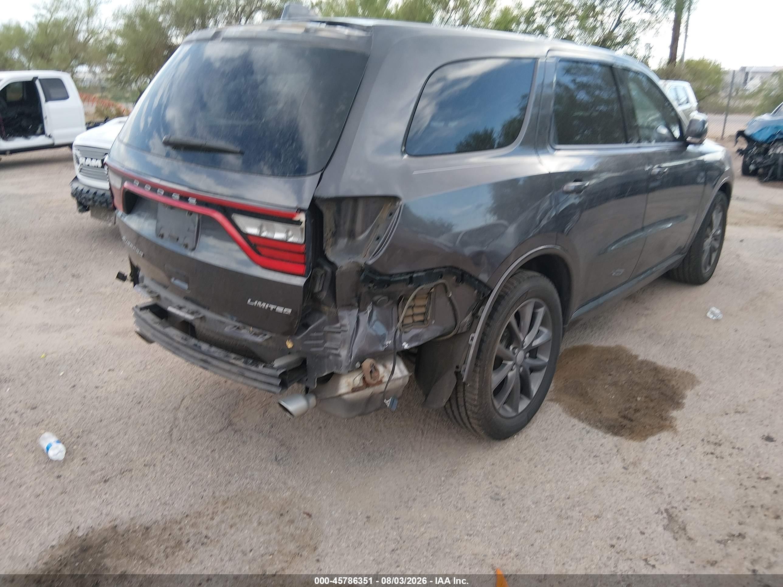 2015 Dodge Durango Limited Gray vin: 1C4RDHDG9FC236218