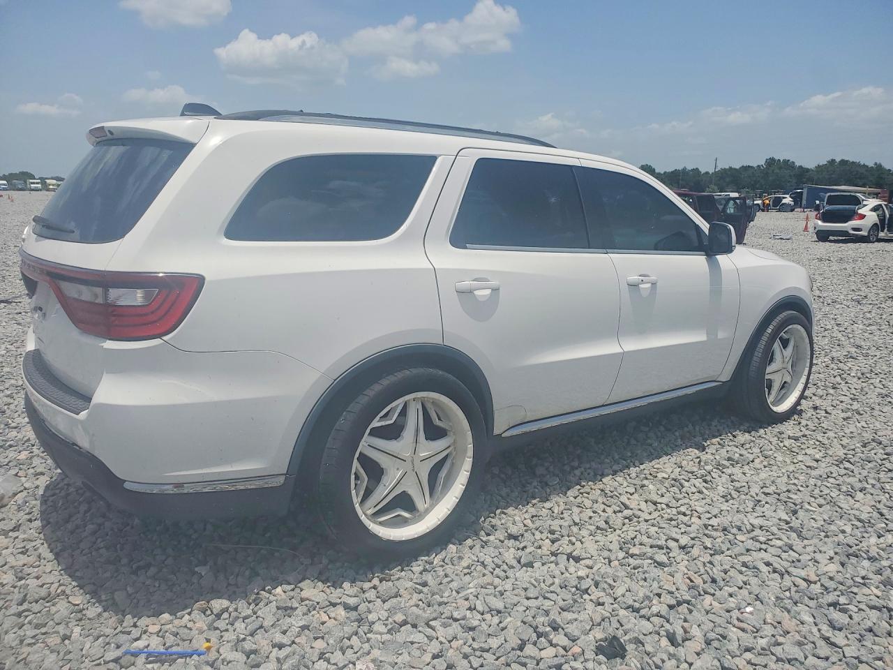 2015 Dodge Durango Limited White vin: 1C4RDHDG9FC740297