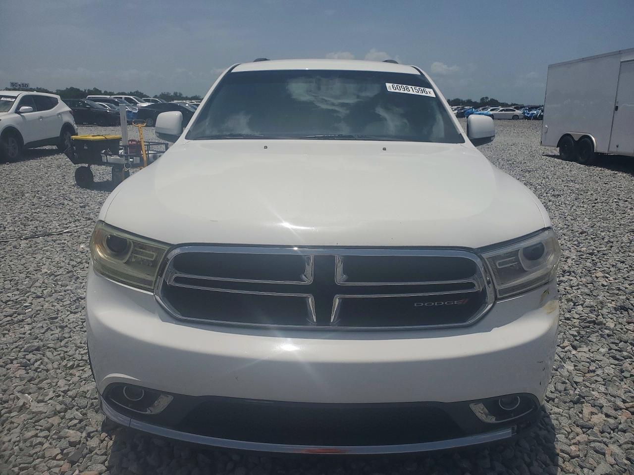 2015 Dodge Durango Limited White vin: 1C4RDHDG9FC740297