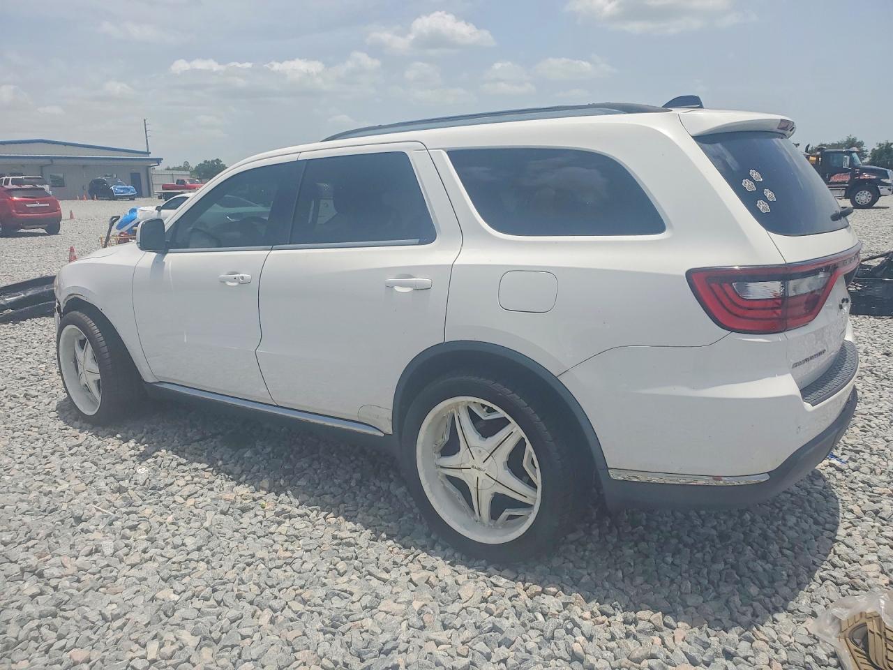 2015 Dodge Durango Limited White vin: 1C4RDHDG9FC740297