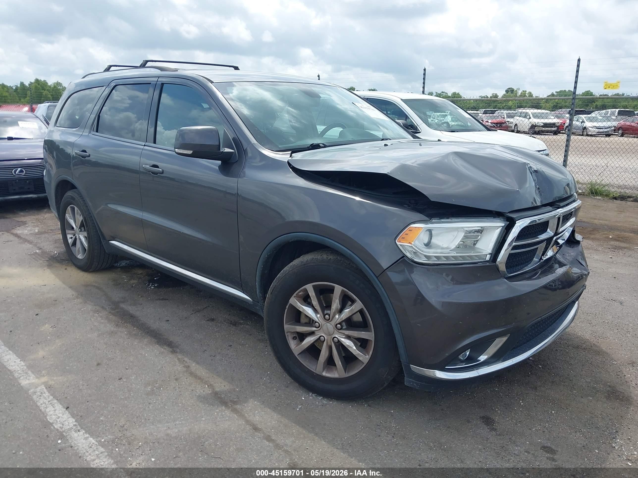 2015 Dodge Durango Limited Серый vin: 1C4RDHDG9FC766009