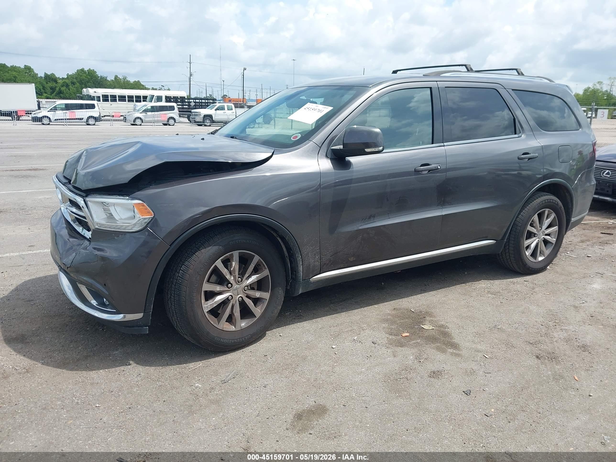2015 Dodge Durango Limited Gray vin: 1C4RDHDG9FC766009